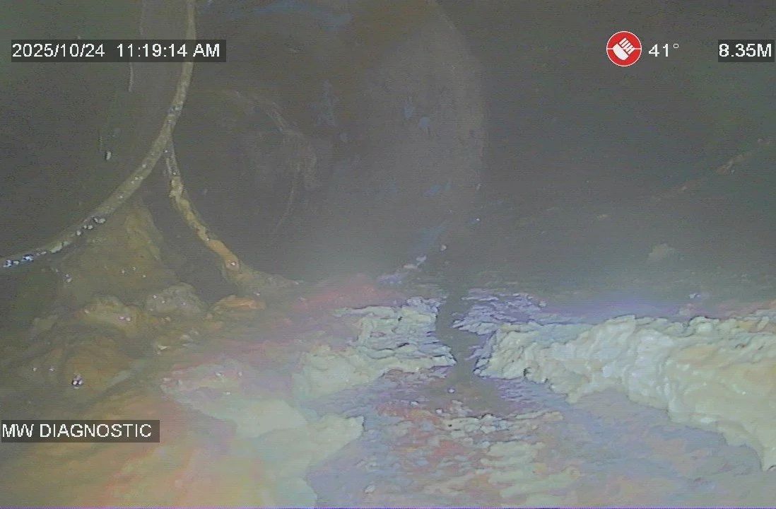 Visualisation de l'intérieur d'une conduite enterrée lors du traçage de canalisation en Charente