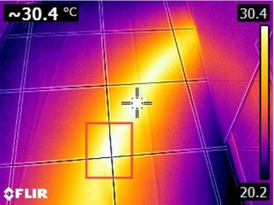 Localisation de fuite sur réseau de chauffage au sol ou eau chaude par caméra thermique