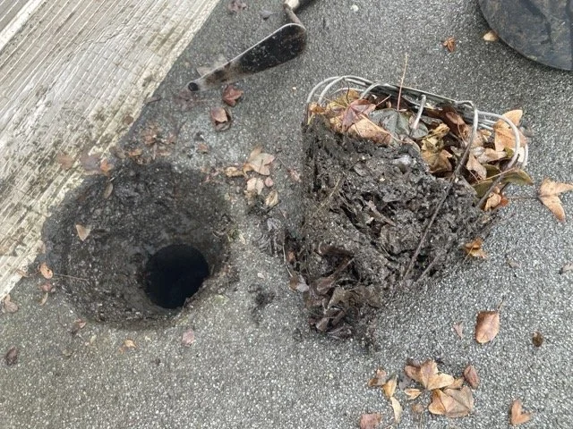 Contrôle des évacuations d'eaux pluviales (naissances et trop-pleins) à Soyaux