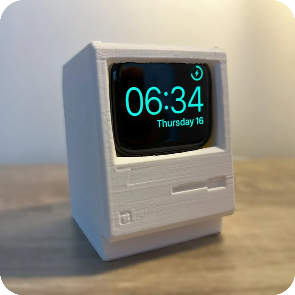 Personal Project – Macintosh Apple Watch Charging Stand
