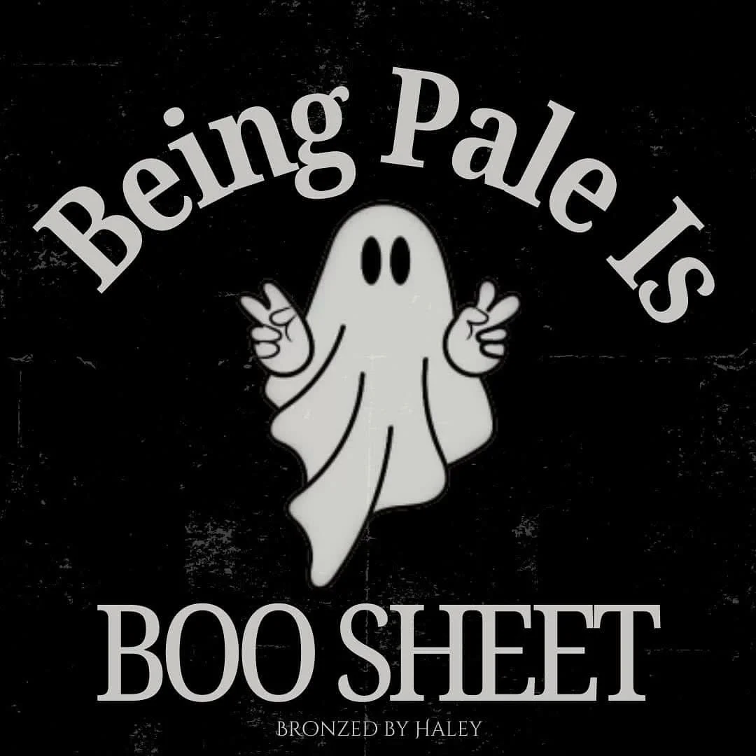 Be the treat, not the trick! 👻 Book your tan today! 

To book call/text 210-952-2324 or visit our website, www.bronzedbyhaley.com 

&bull;
&bull;

#spraytansnearme
#sunlessindustry
#spraytansalon
#skincareessentials
#airbrushtans
#collegestation
#ta