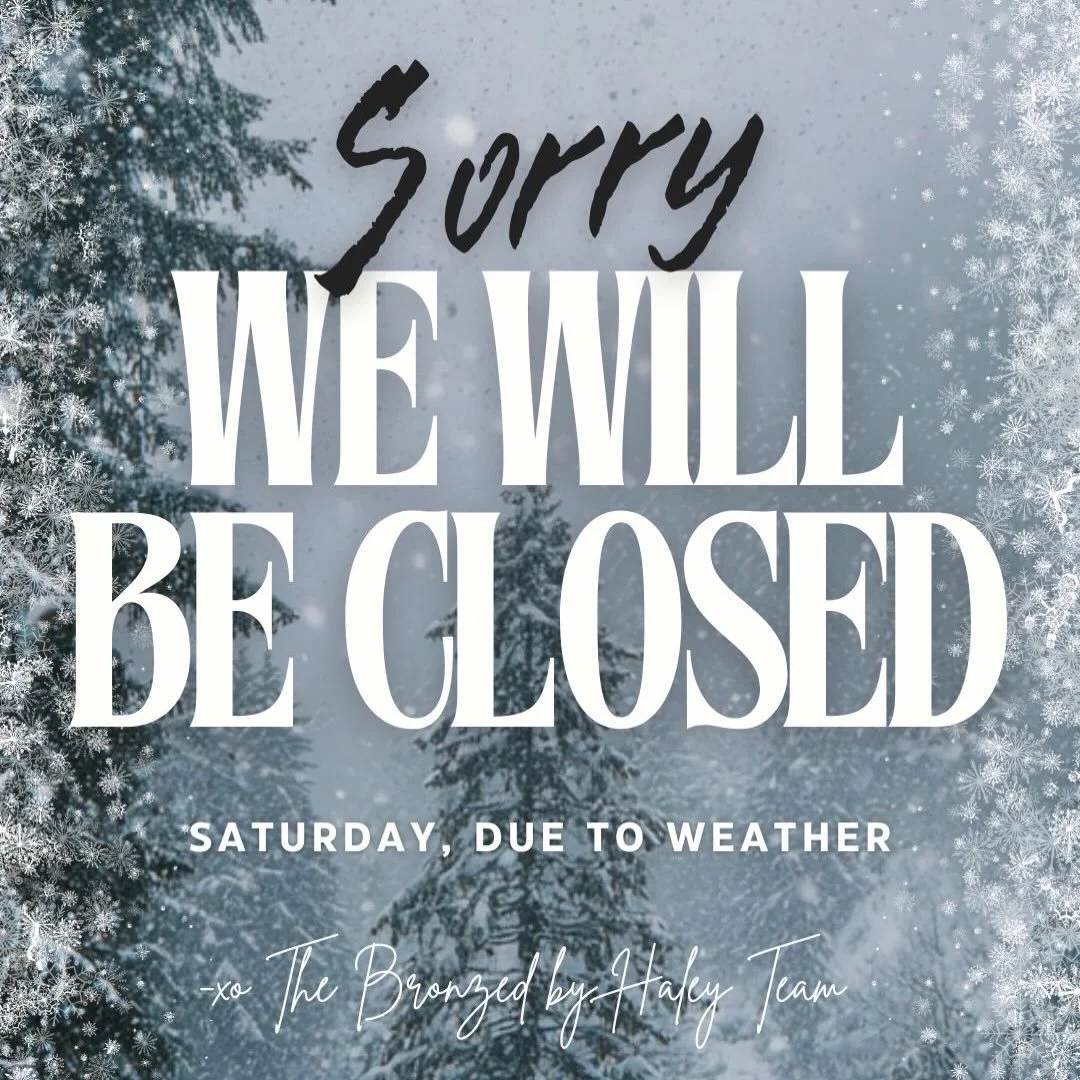 We will be CLOSED this Saturday January 24, 2026. Everyone stay safe a warm. ❄️☃️