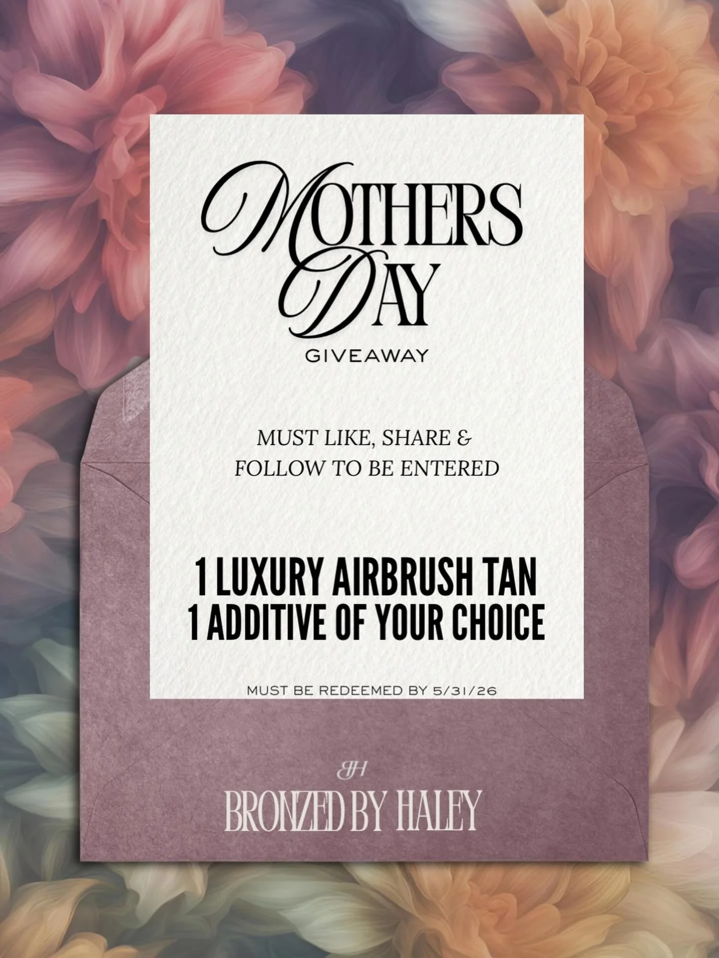 🌸 MOTHER&rsquo;S DAY GIVEAWAY 🌸

To enter:
✨ Like this post
✨ Share to your story
✨ Follow us

Winner will be announced on Mother&rsquo;s Day!