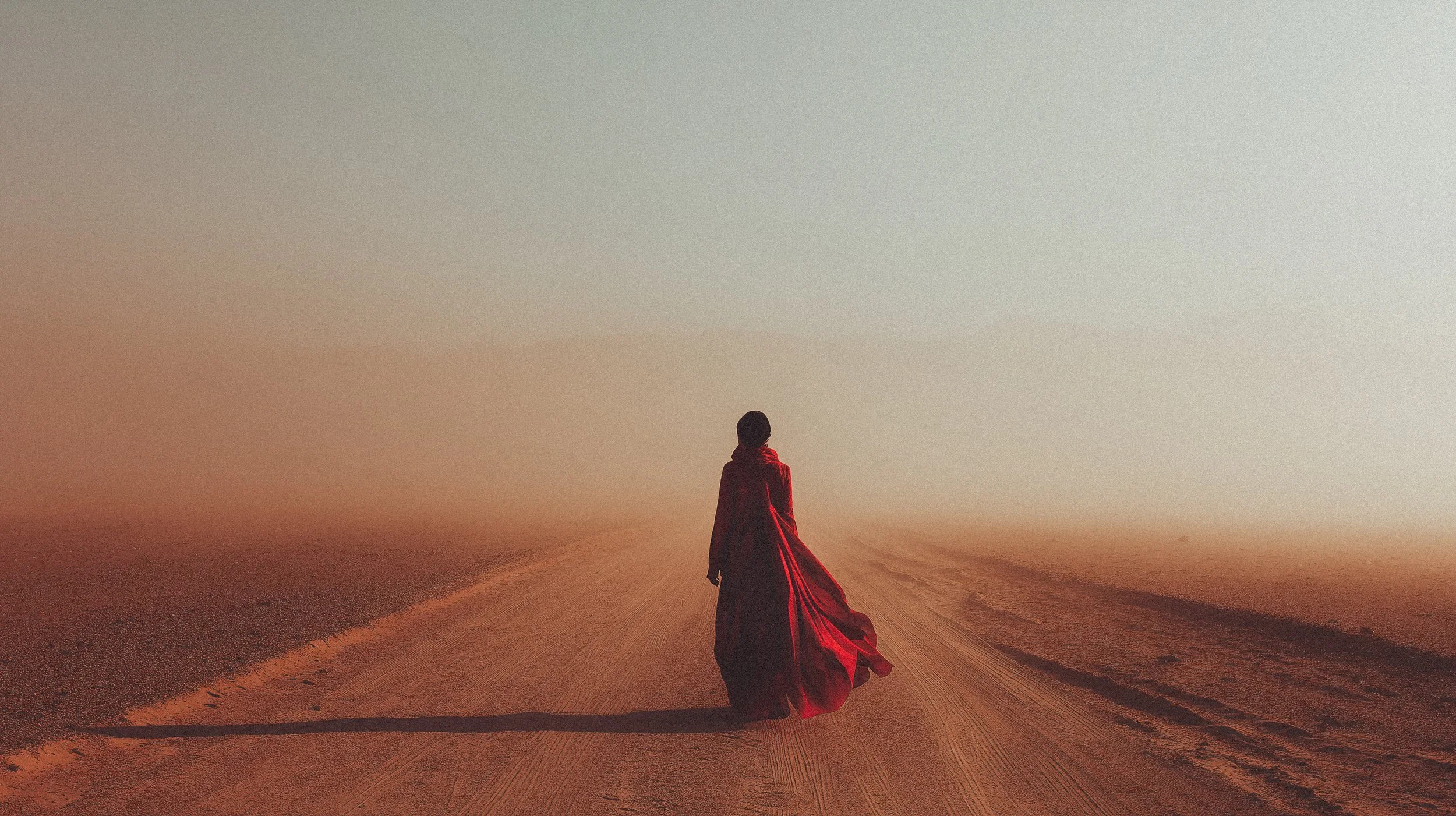 woman red away dirt path.jpg