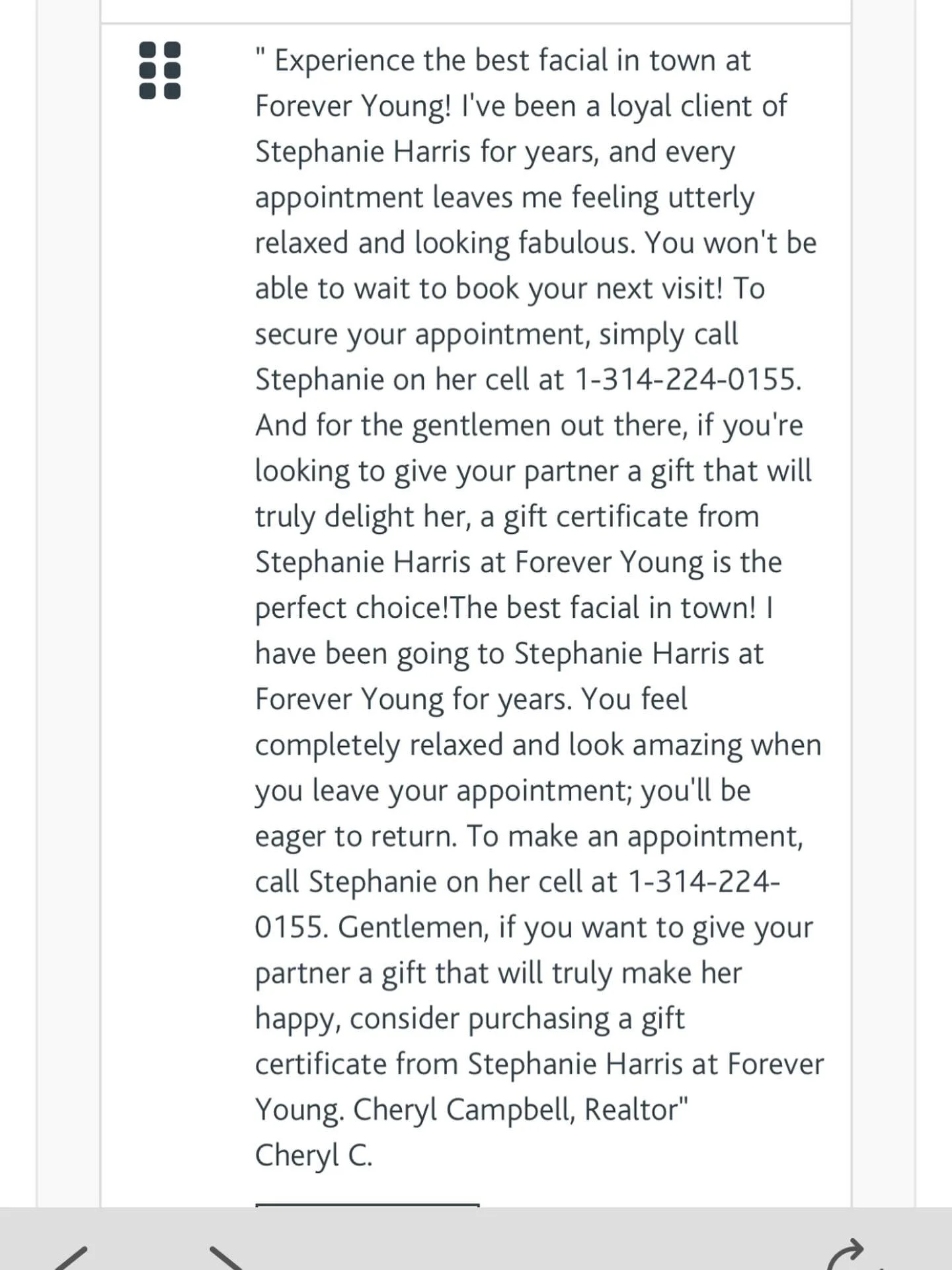 I have some of the best clients who leave me the sweetest reviews!💜