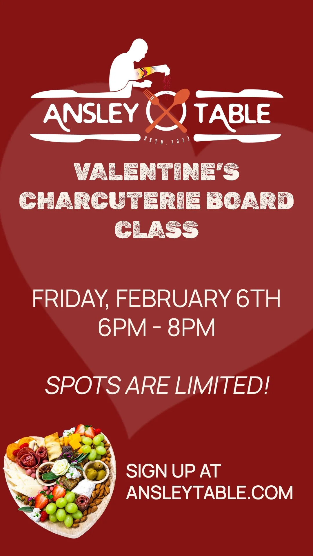 Charcuterie Board Class | Valentine's Themed