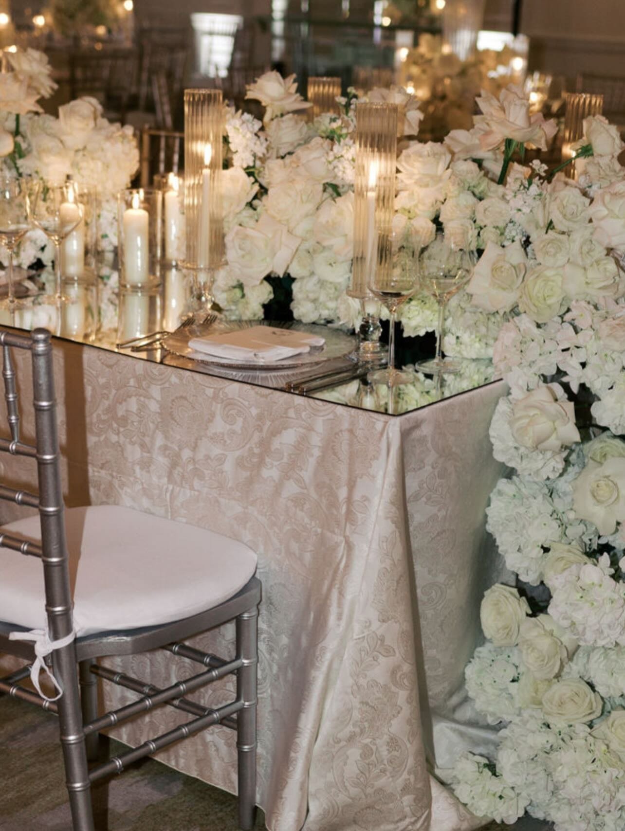 A night to remember ✨

A mirrored dance floor, a ceiling dripping in flowers, and a band that kept the room on its feet all night long.

The couple? Two of the most fun humans ever - Jell-O shots, nonstop dancing, and the kind of energy you can&rsquo