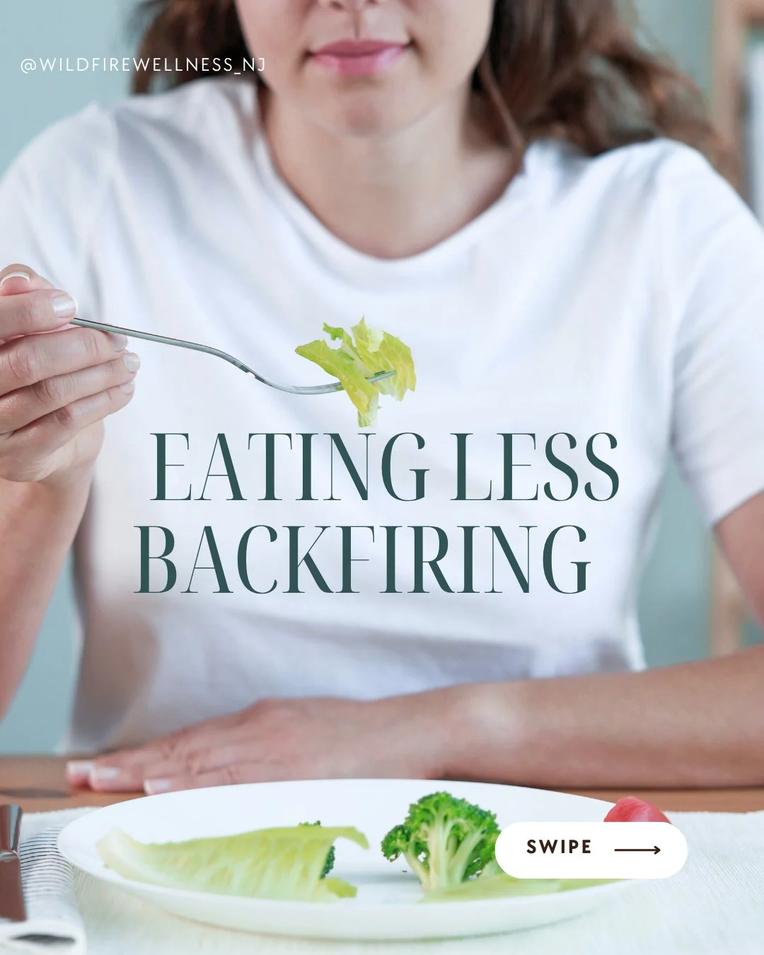 If you feel stuck, eating less is often making it worse. We can help you navigate what foods and amounts are right for your body and your life. Book a free discovery call on our website wildfirewellness.com. @wildfirewellness_nj

#womenshealth #healt