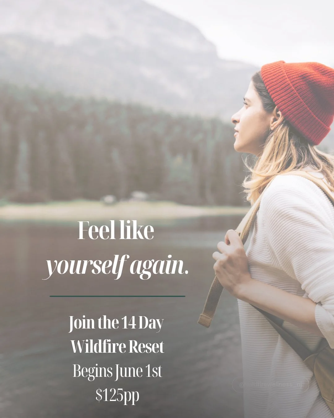 The 14 Day Wildfire Reset was designed to support women through a personalized approach focused on inflammation, hormones, metabolism, and whole body wellness. This is a small group program (limited to 15 participants).

Small changes can create powe