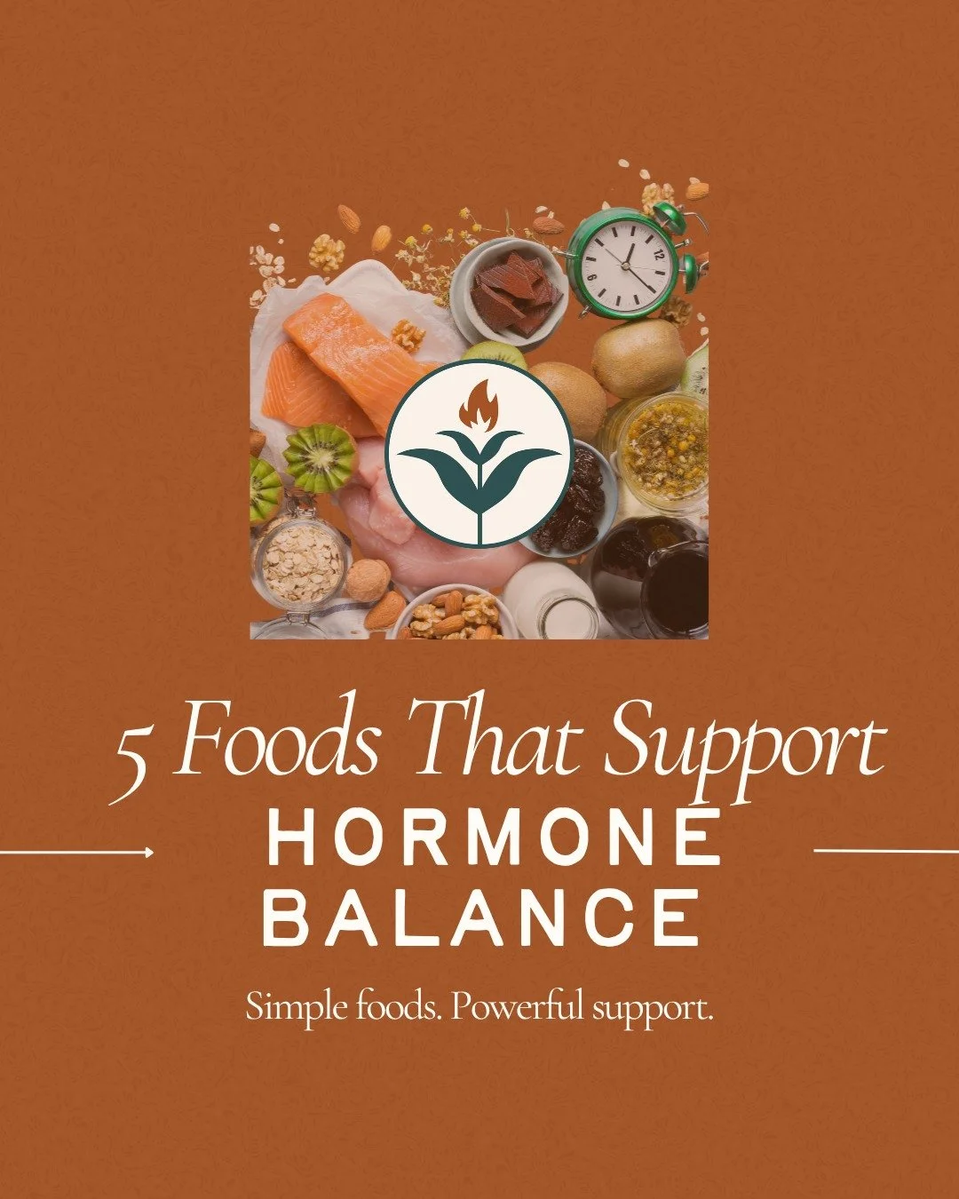 When it comes to hormone health, what you eat matters.

While there isn't one perfect food that "balances hormones," certain nutrients can help support the systems responsible for hormone production, metabolism, detoxification, and overall 