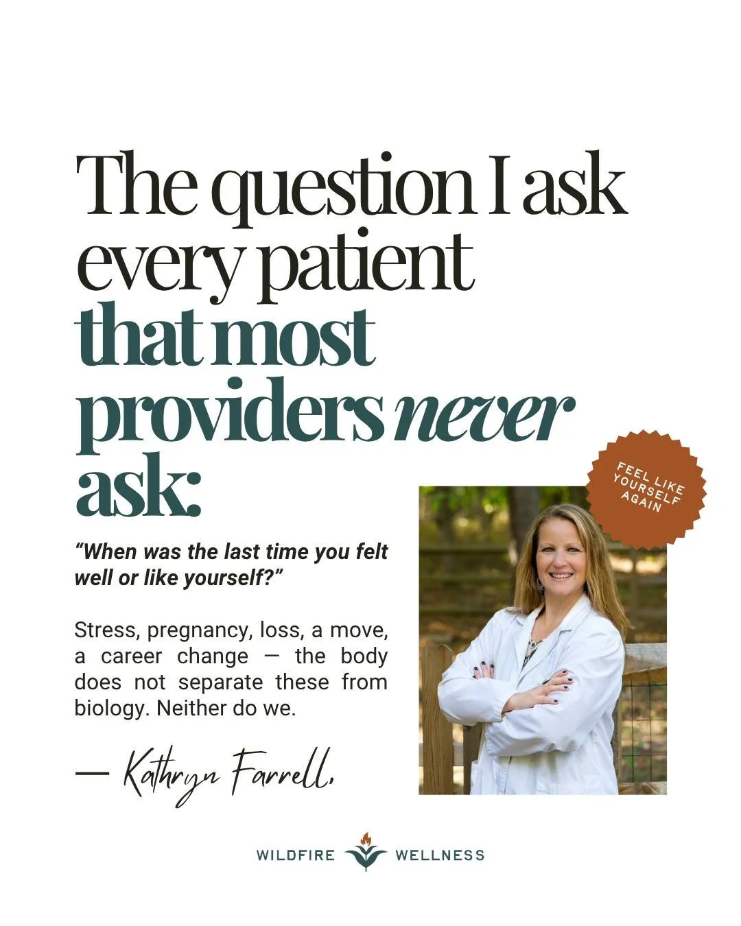 🔥 Book a discovery call at wildfirewellness.com ➡️ LINK IN BIO.

#FunctionalMedicine #WholePerson #WomensHealth #RootCause #WildfireWellness #HormoneHealth
