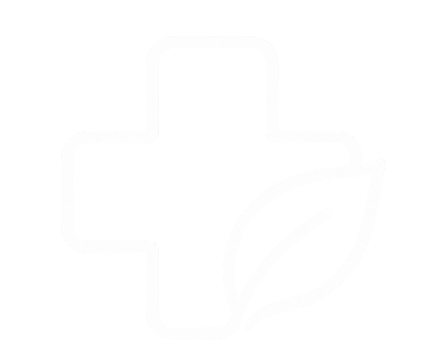 White line icon of a stethoscope with a DNA helix in the chest piece, representing a functional medicine evaluation, on a transparent background.