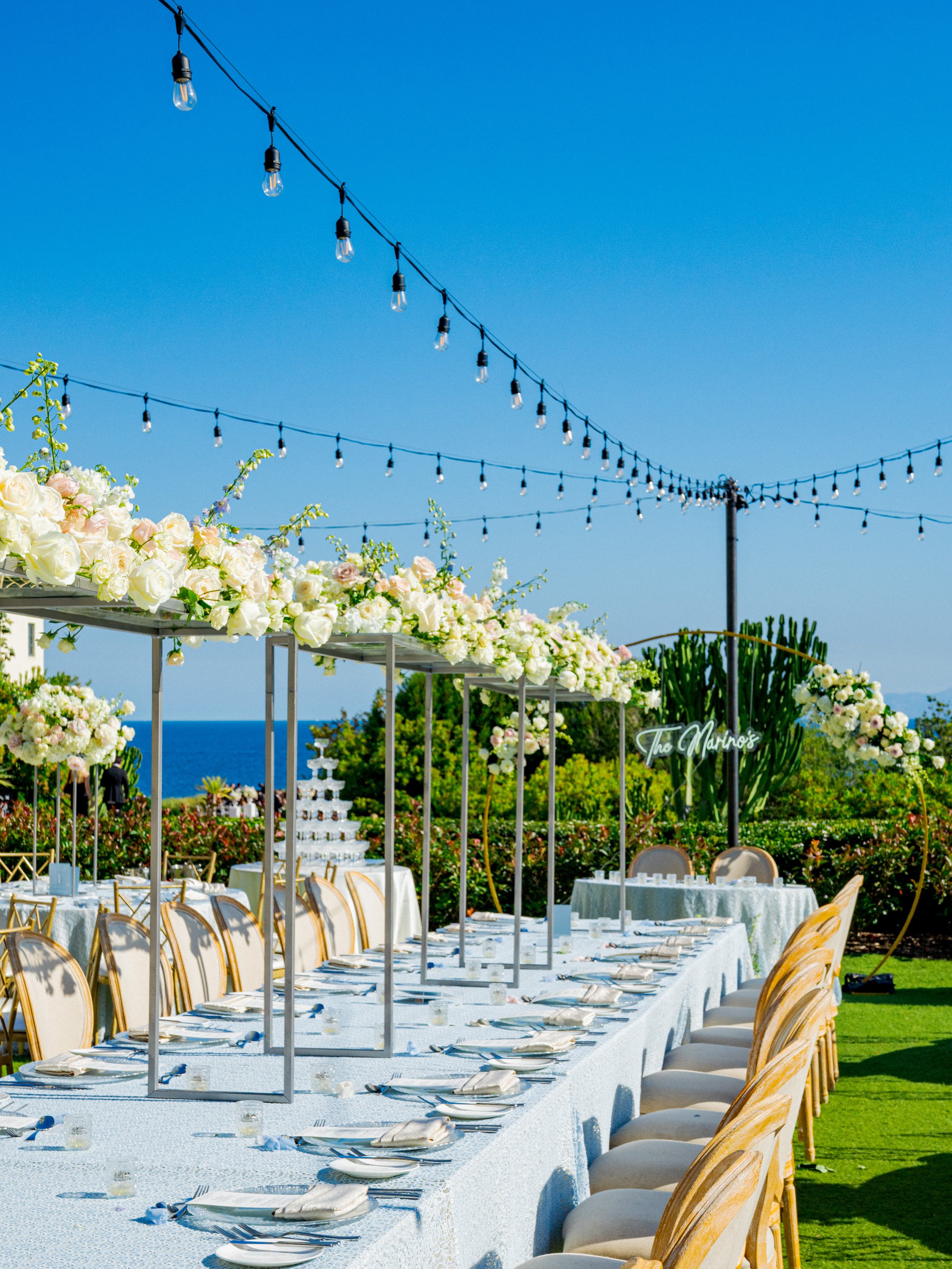 A beautiful curated wedding day at the Terranea resort in California.