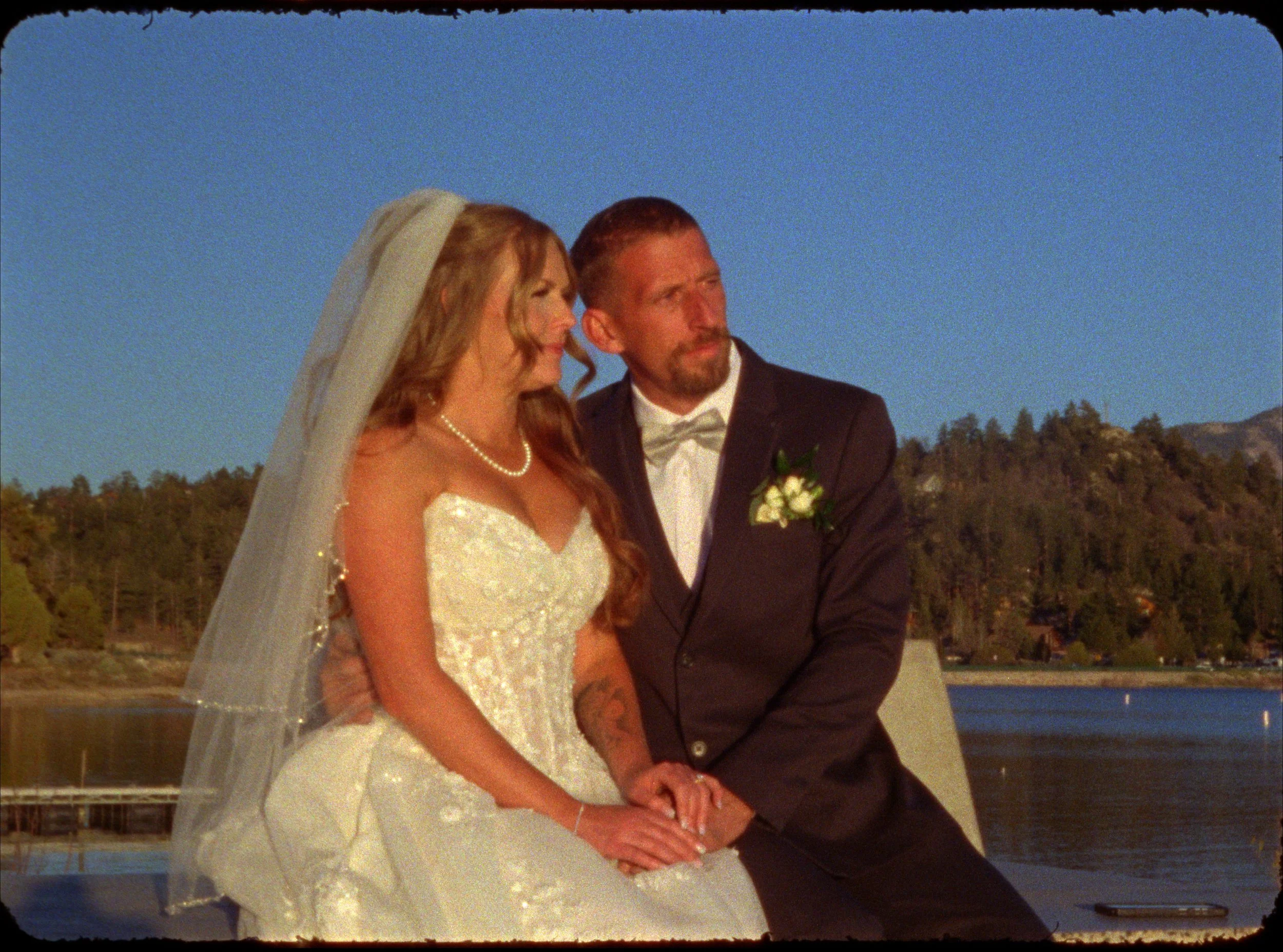 16MM wedding short film Big Bear, Los Angeles, Orange County.