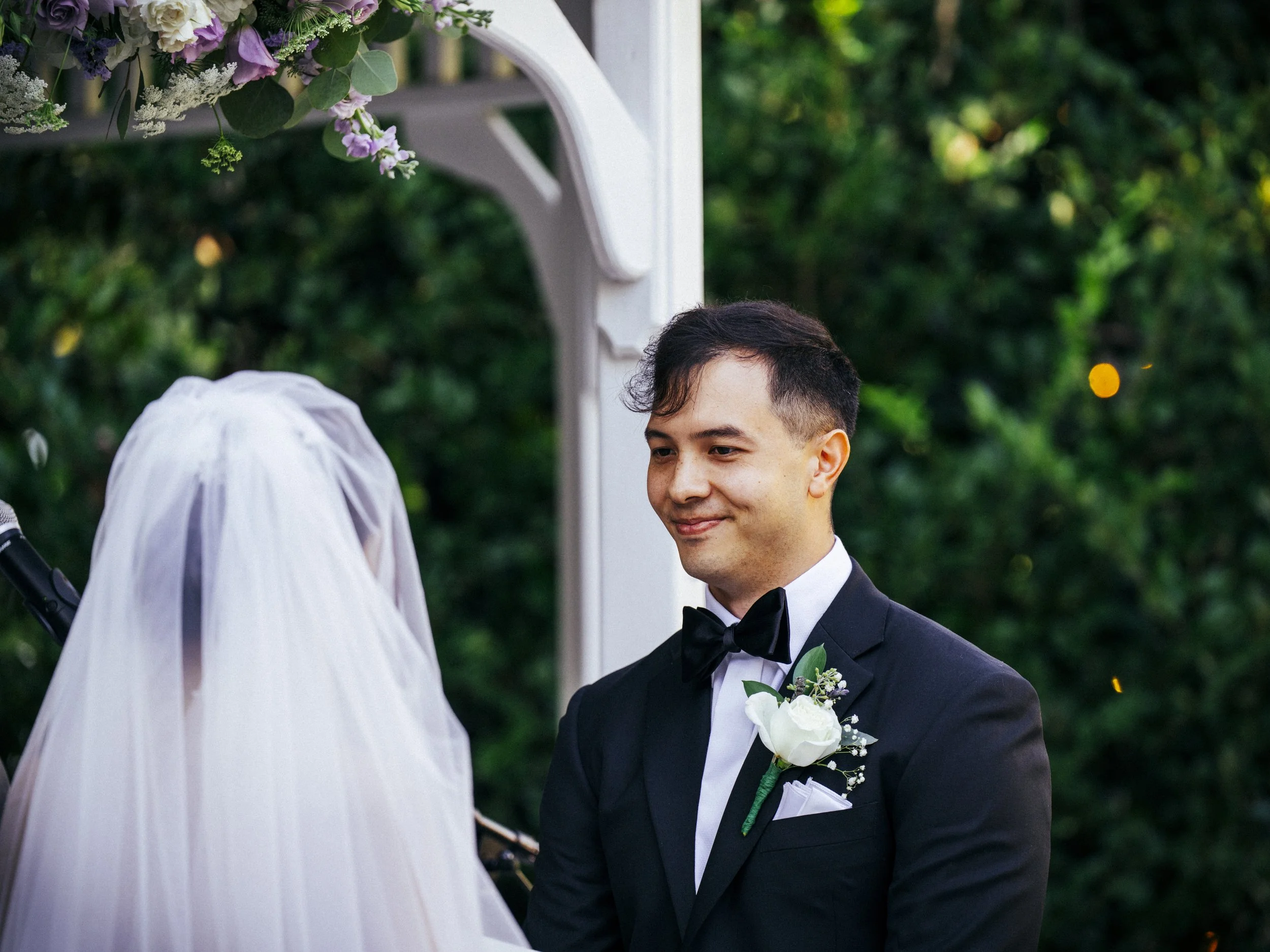 Wedding on 35mm film in Irvine, California with candid storytelling