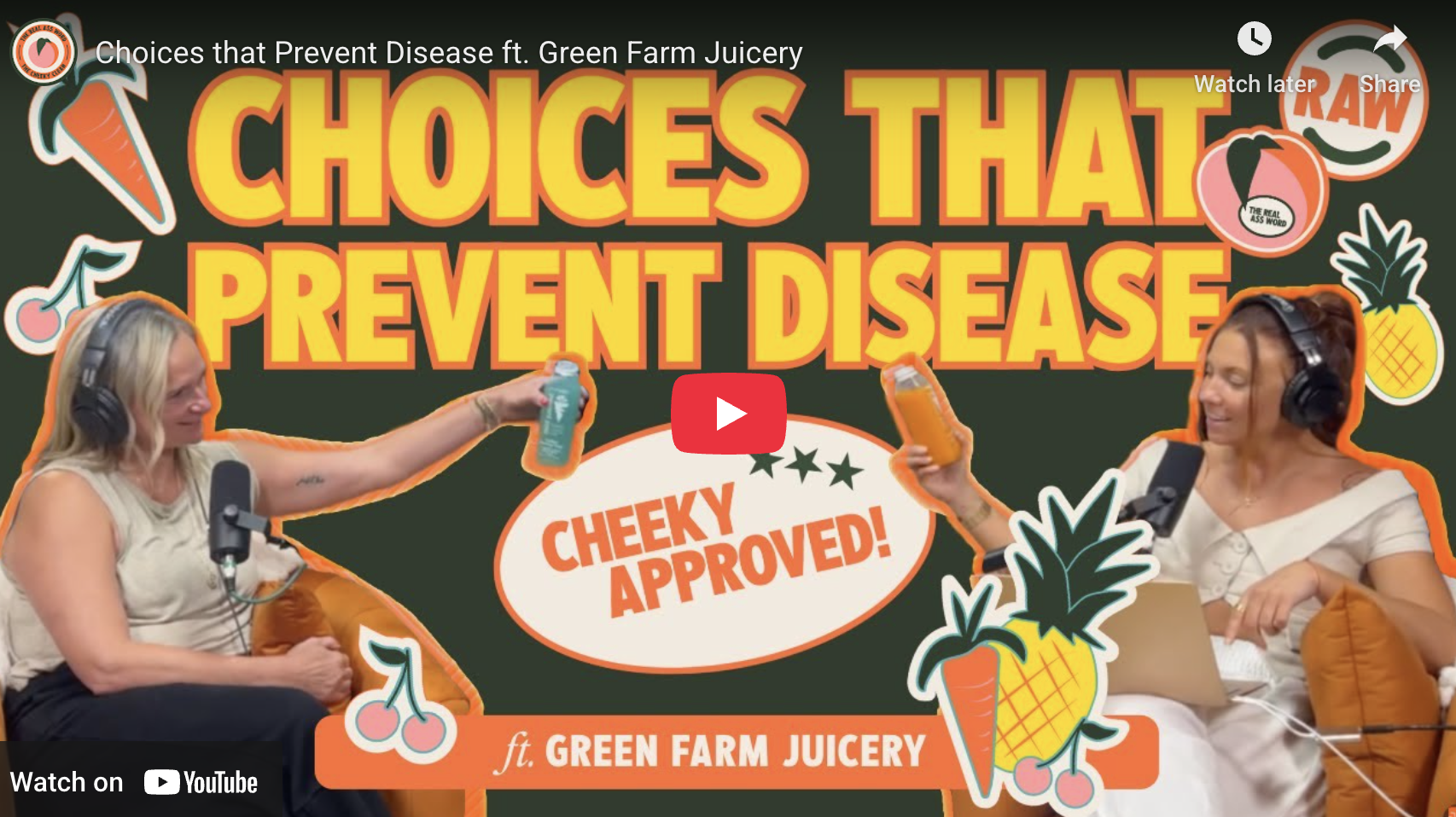 The Green Farm Juicery featured on The Cheek Clean RAW Podcast