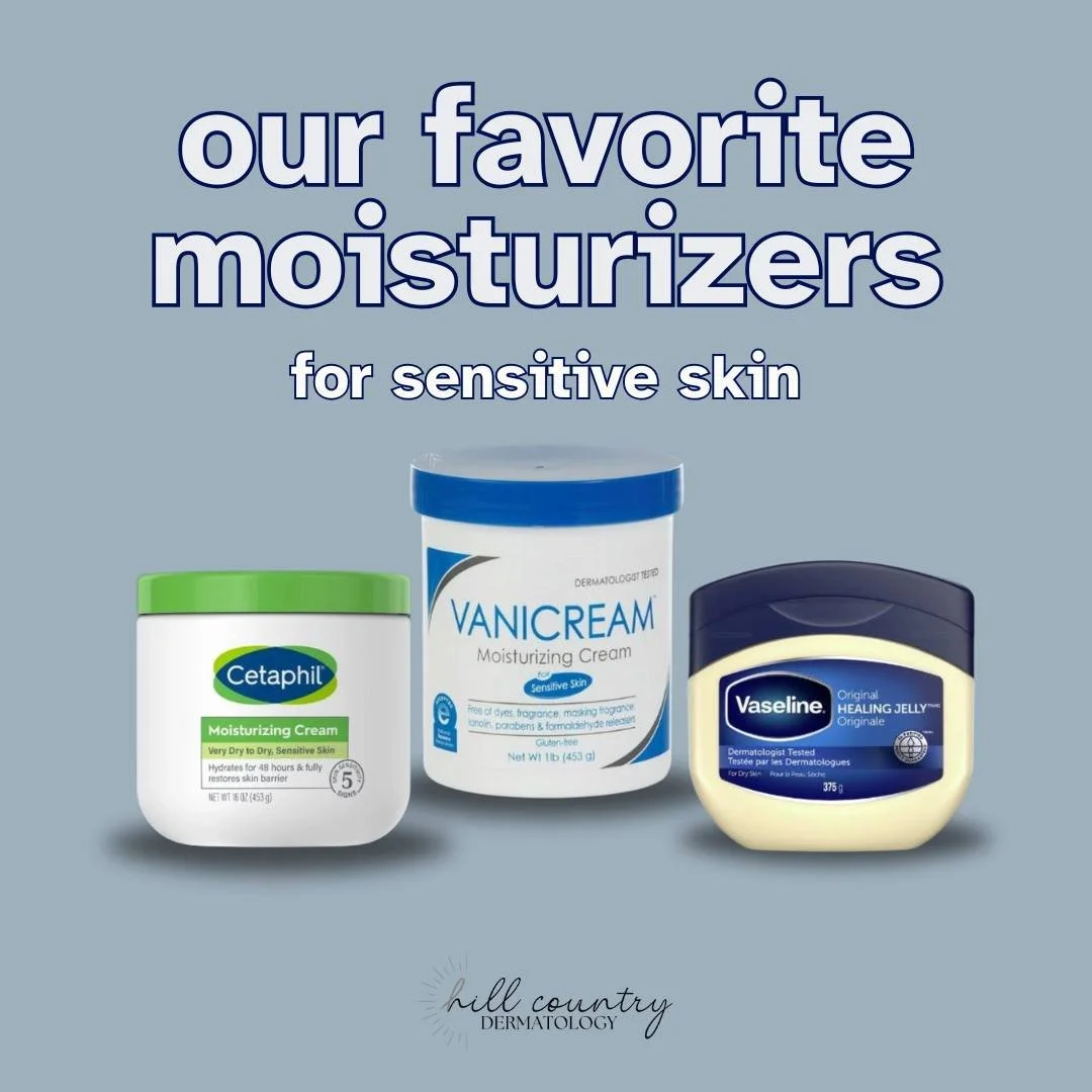 Gentle moisturizers help restore and protect the skin barrier without causing irritation. Our Derms recommend using products with soothing, non-fragranced, and occlusive ingredients to lock in hydration and support healthy skin function - which is ES