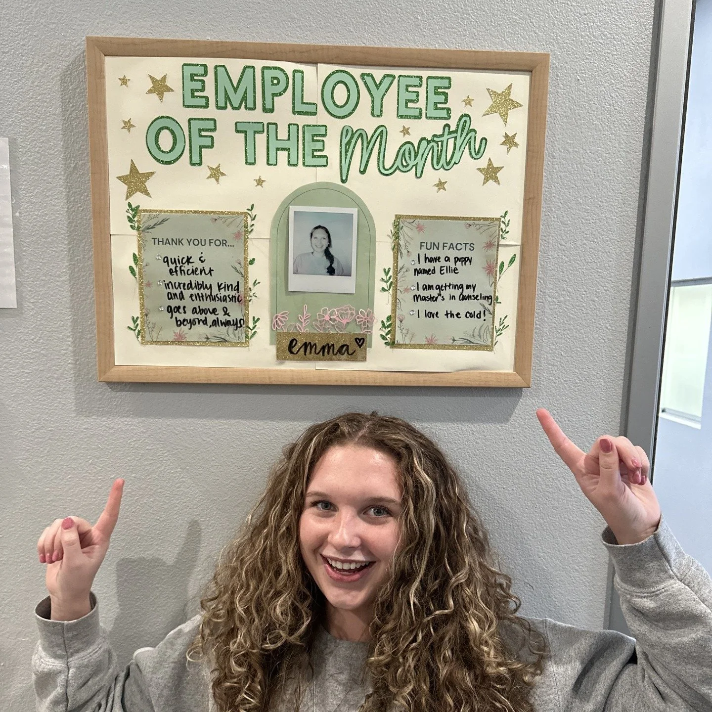 Meet our Employee of the Month for December, Emma! ⭐️
Emma goes above and beyond in her role as medical receptionist. She is always incredibly kind and enthusiastic to our patients and the team, and she is extremely productive. We are so grateful to 