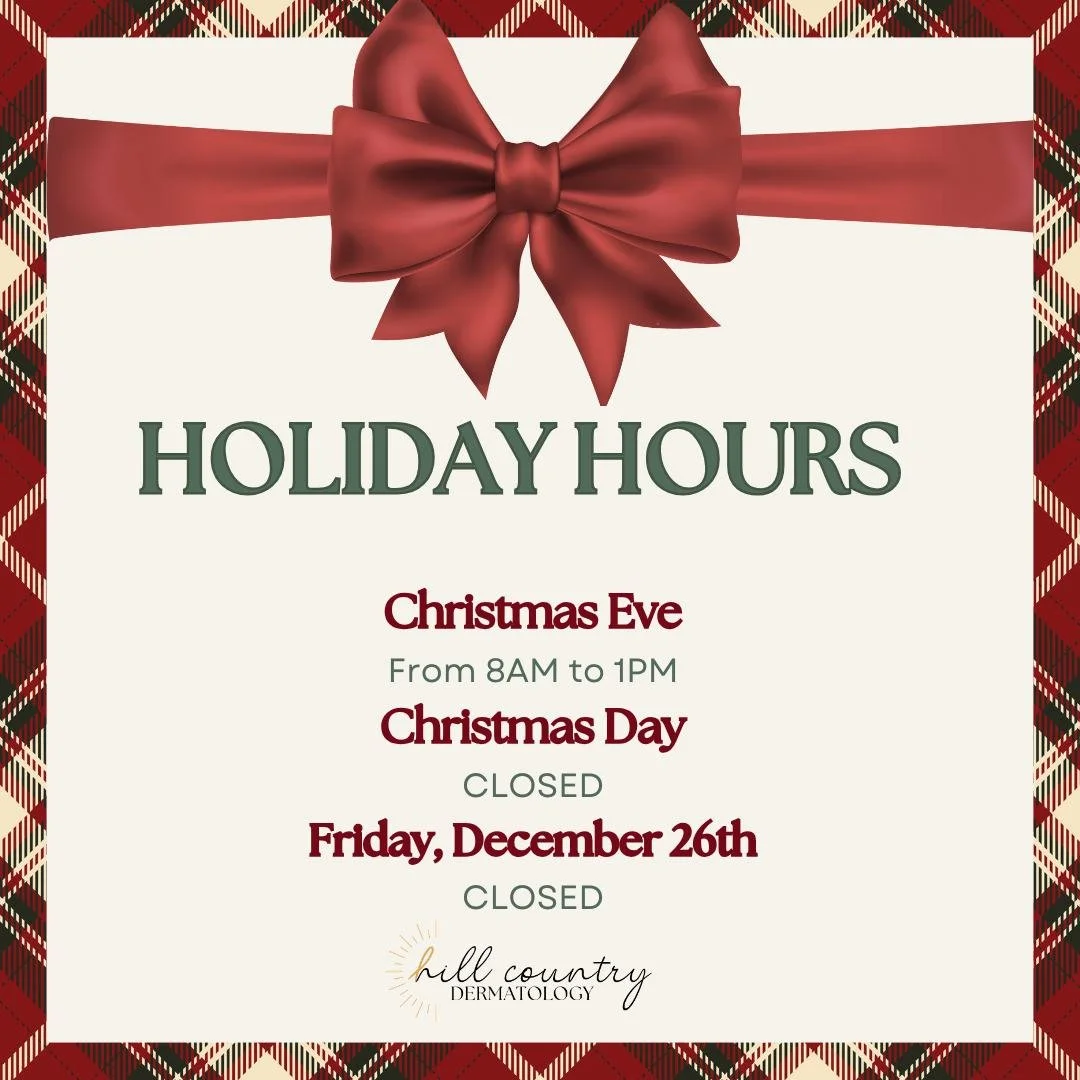 Happy Holidays! Our office is open tomorrow from 8am to 1pm, and then we will close for Christmas. Normal business hours will resume on Monday, December 29th. 🎄🎅🎁❄️⛄❤💚