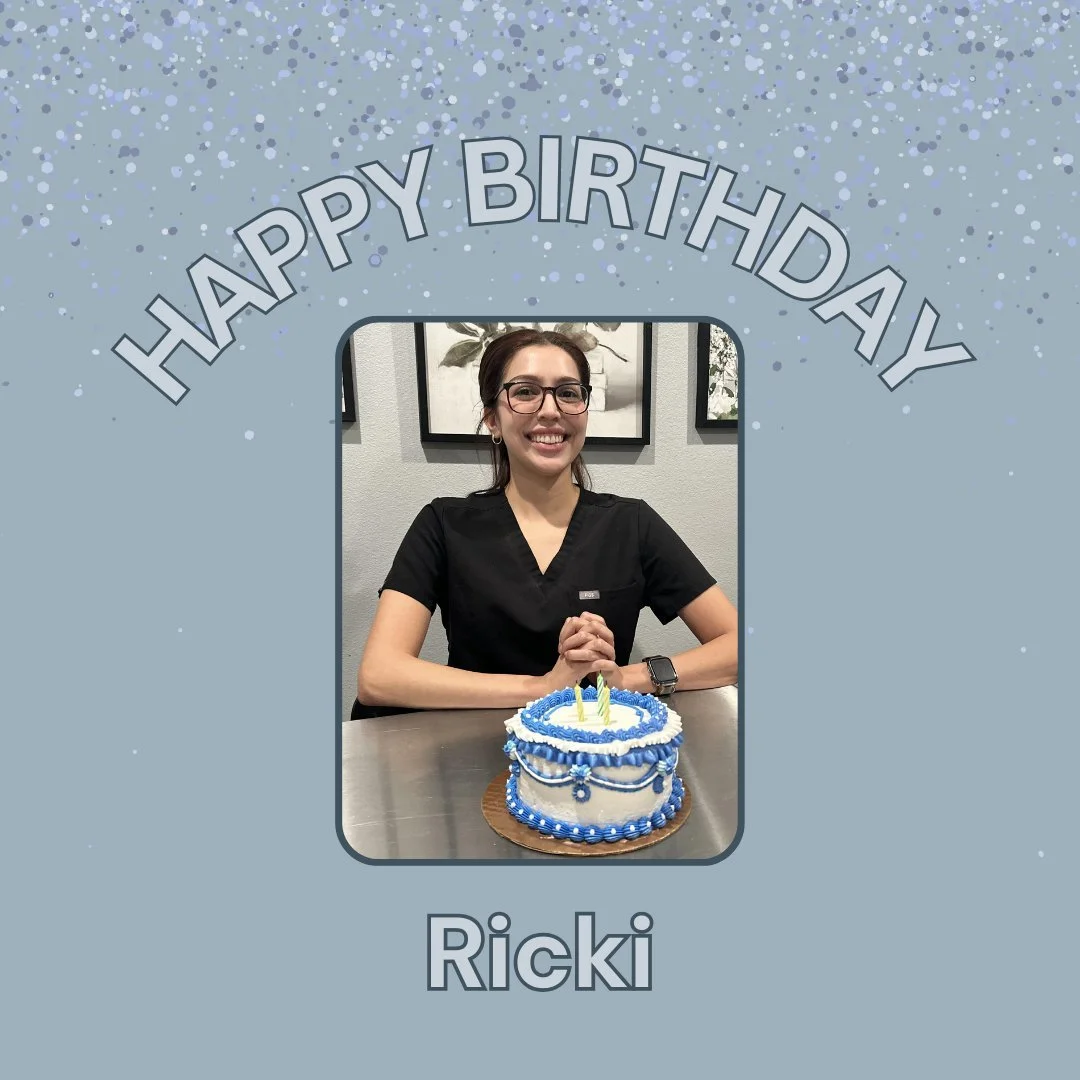 Happy Birthday to Ricki! 🎂 Our go-to cosmetic gal for DermaV laser, microneedling, and chemical peels - we&rsquo;re so lucky to have her. We hope you have a great birthday!