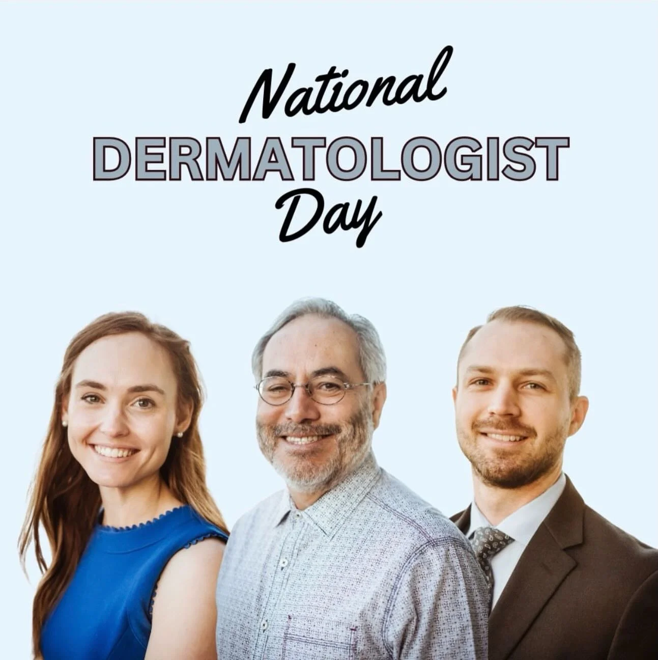 Today is National Dermatologist Day! 👨&zwj;⚕️👩&zwj;⚕️ 🩺

Meet our incredible dermatologists who care for our largest organ - our skin! With vast knowledge spanning everything from skin conditions to seriously complex, multi-system diseases, dermat