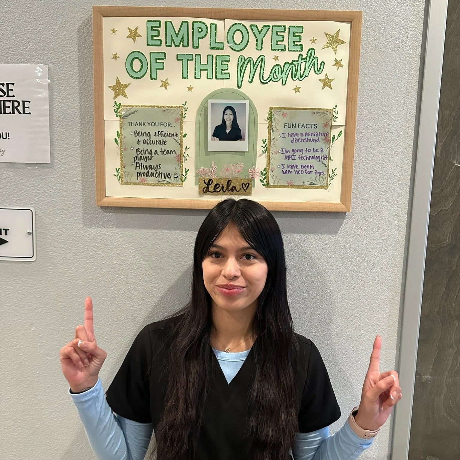 Meet our Employee of the Month for April, Leila! 🩷🎀💗
Certified Clinical Medical Assistant, 3+ years at HCD, and one of the most reliable teammates you could ask for. She keeps things running smoothly and somehow makes every blood draw look easy (s