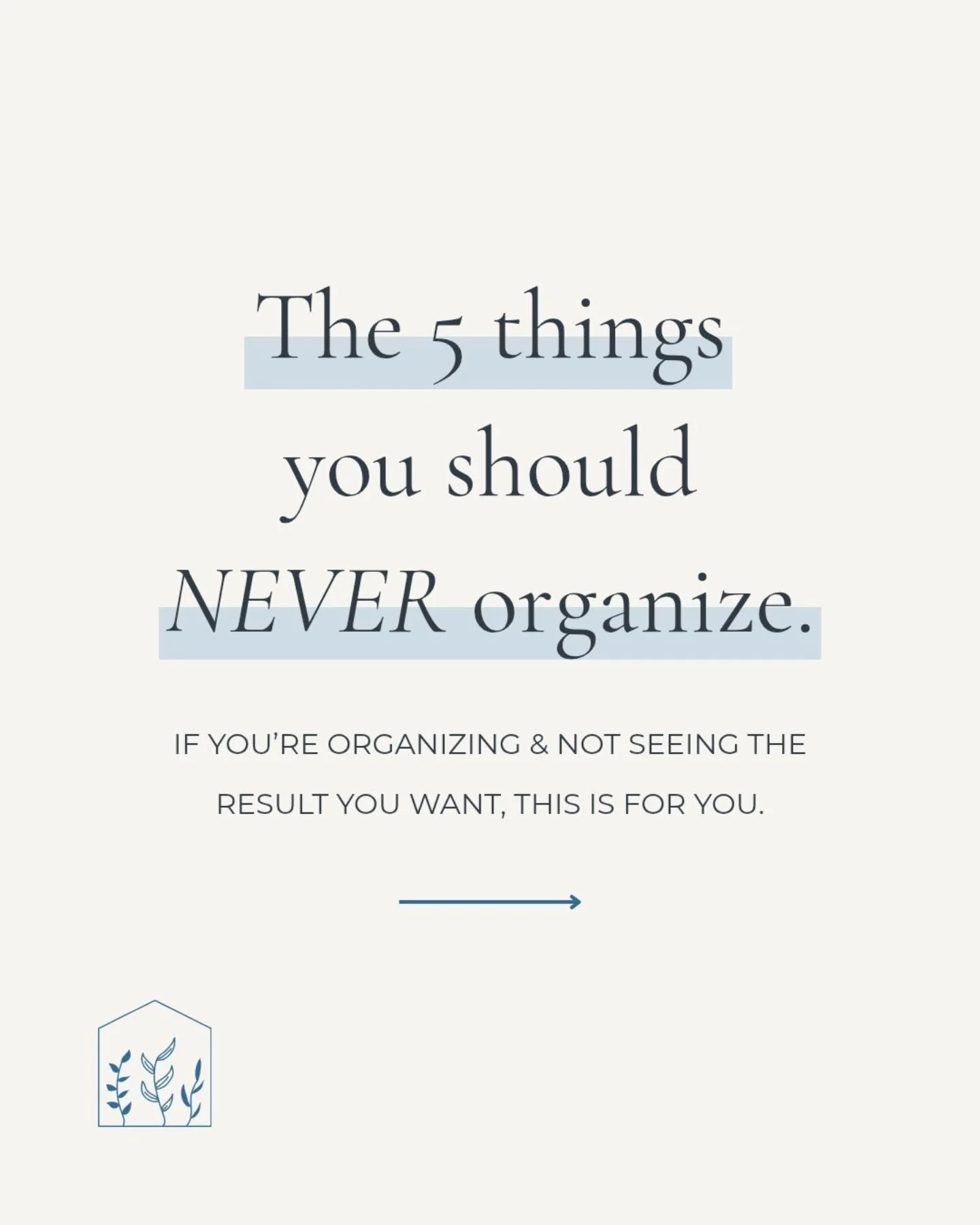 When organizing your home, these are some of the first things we look for to help you clear out and make space for the belongings you truly love and need!

I often see people make the mistake of diving in with the organization and buying new bins bef