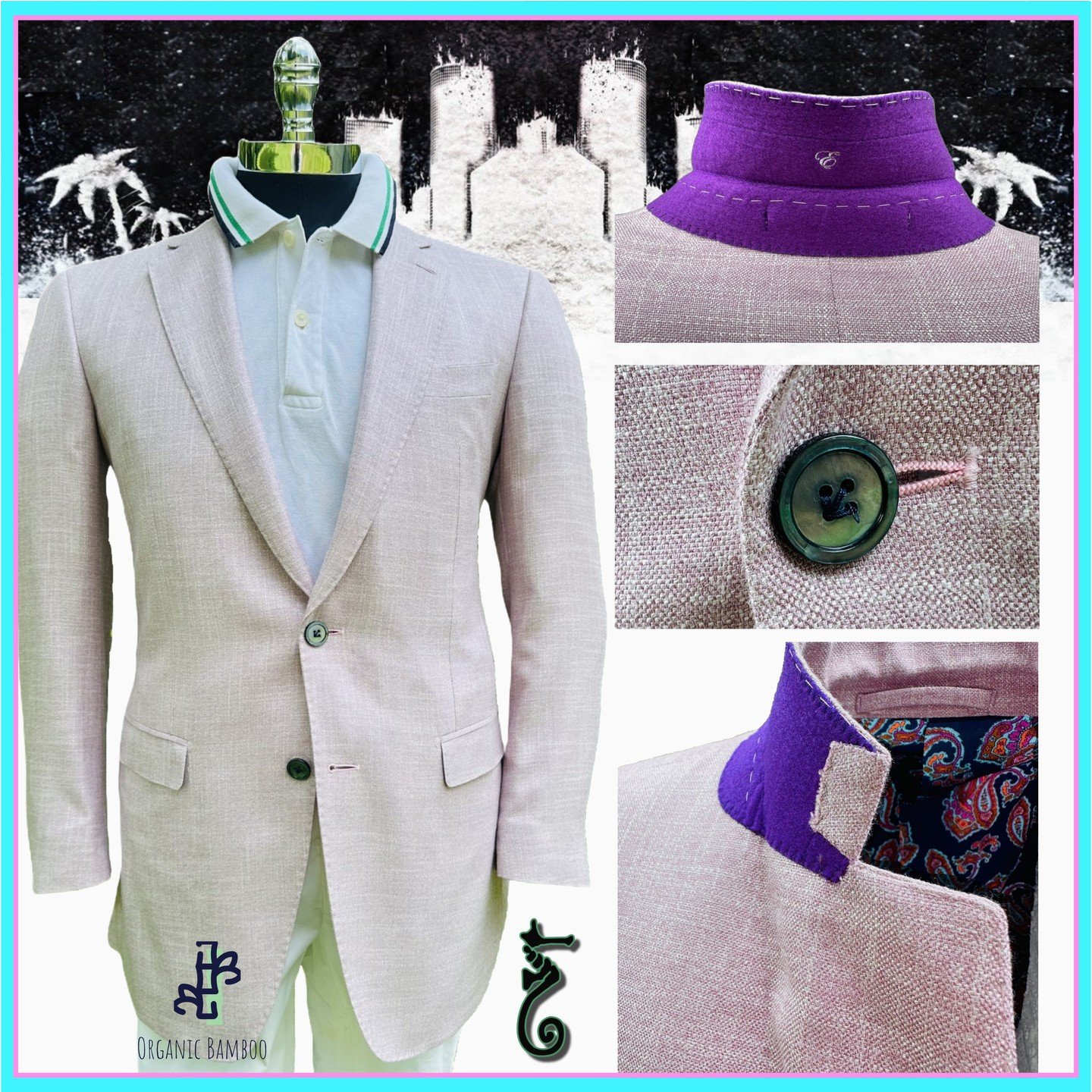 #bamboofabric #sustainablefabric #ecofriendly #gentlemanstyle #bamboo #summerclothes #summervibes #party #luxurylifestyle #bespoke #miamistyle #pink
#tonymontana #menstyle #tailoredclothing #sportcoat #sartorial #style #fabric #sprezzatura 
#passionf