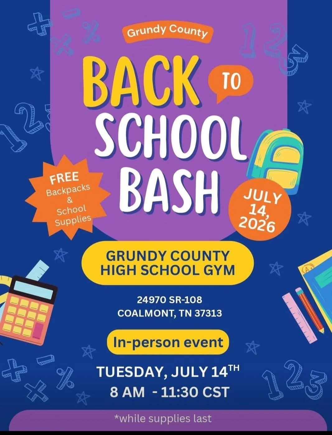 Grundy County Back to School Bash