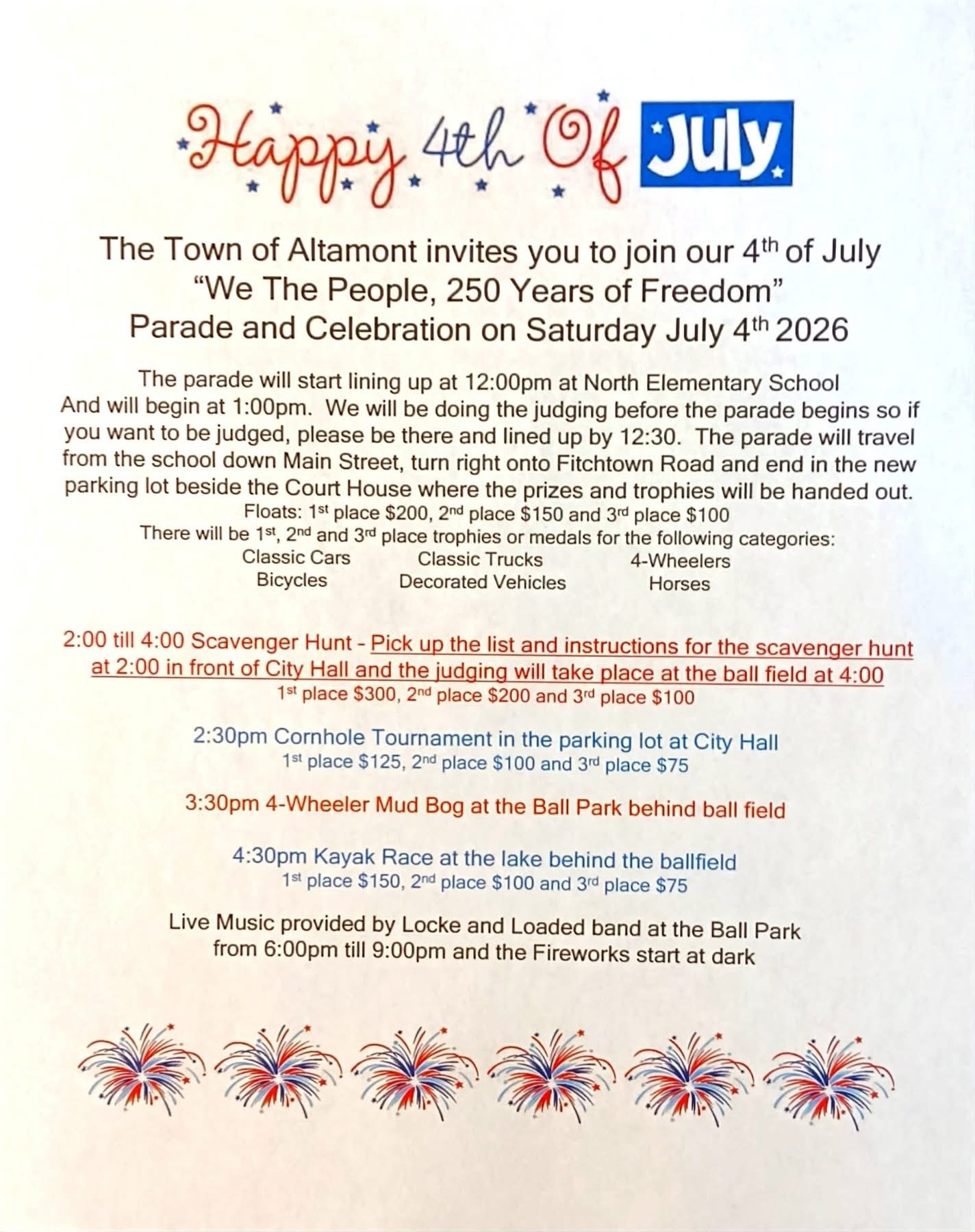 Altamont 4th of July Parade &amp; Celebration