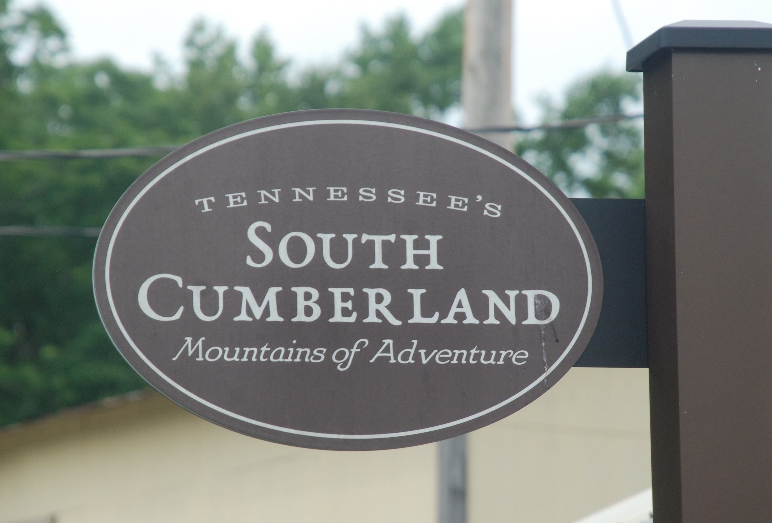 Sign for Tennessee's South Cumberland Mountains of Adventure