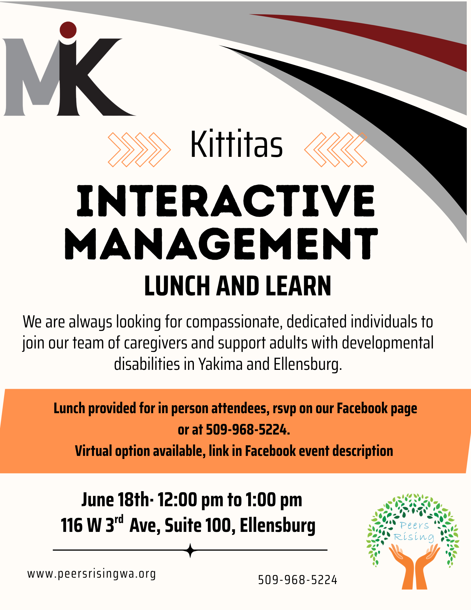 Kittitas Interactive Management lunch and learn