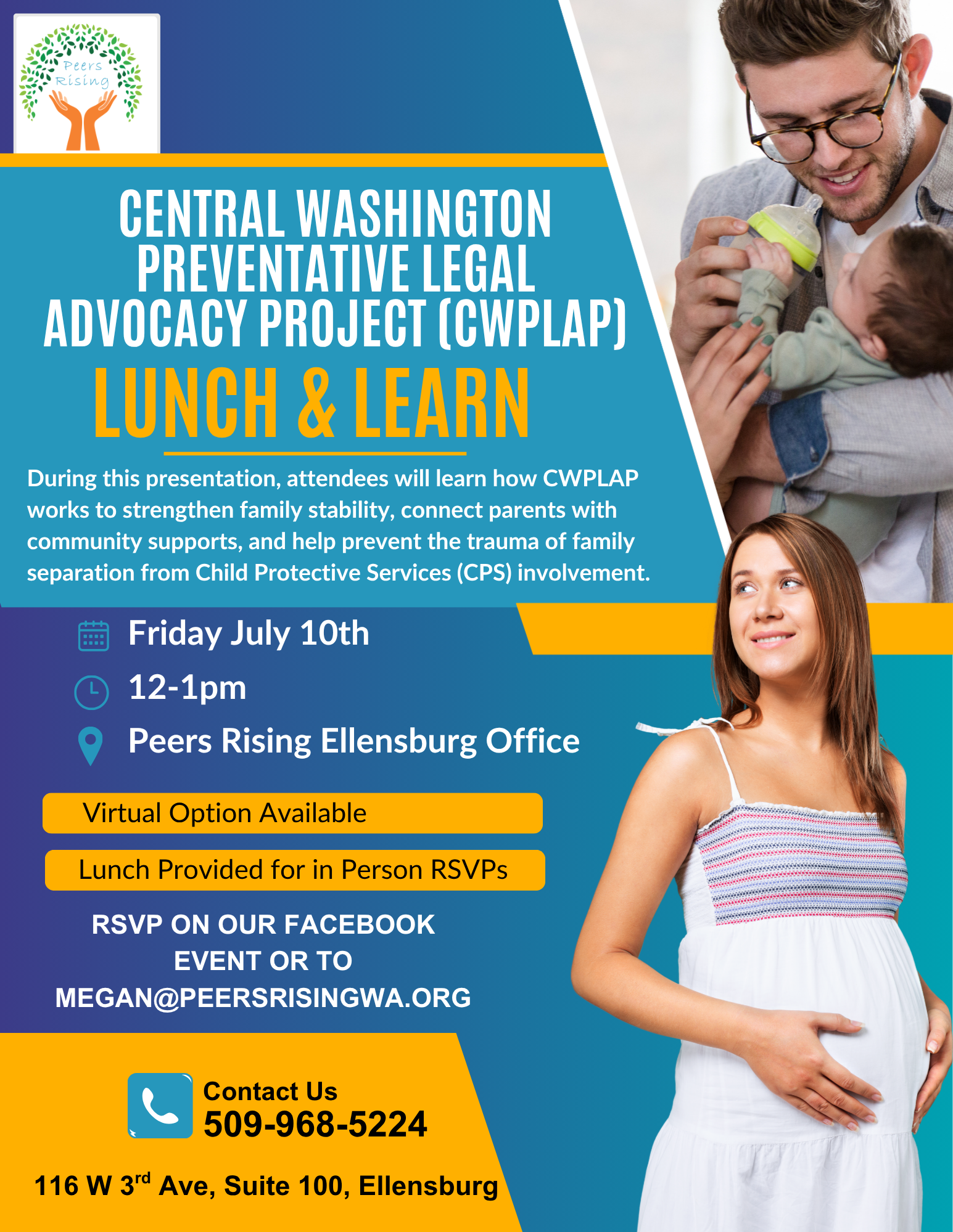 Central Washington Preventative Legal advocacy Project (CWPLAP) lunch and learn