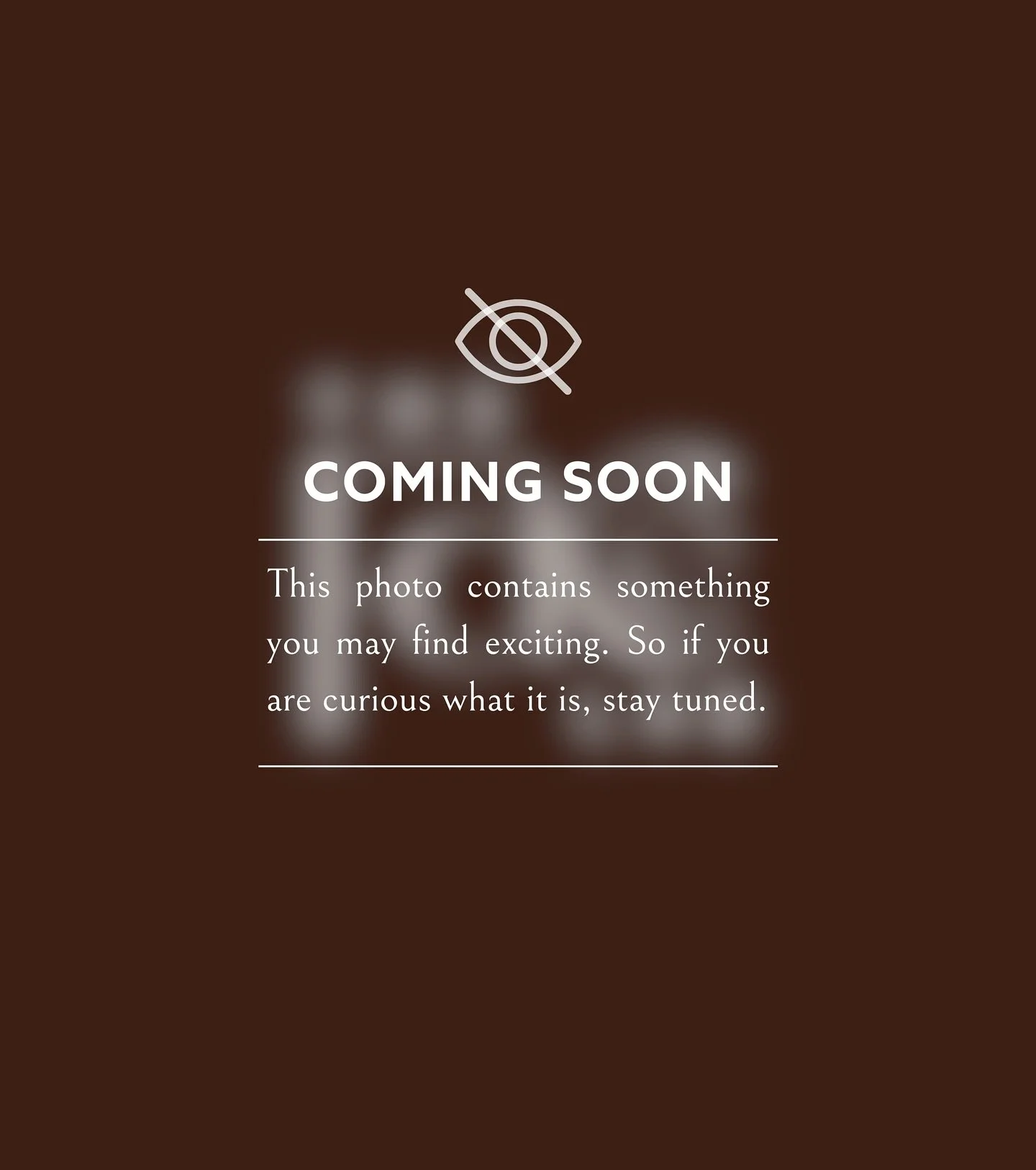 The countdown is almost over! ⏳ One more sleep until the reveal. Keep your eyes here.👀