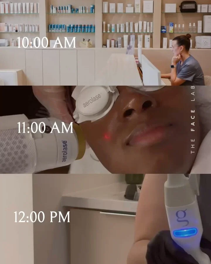 From morning lasers to evening rejuvenation &mdash; every hour at The Face Lab is designed around transformation, comfort, and results 🤎

Each treatment is tailored to what your skin needs most that day. Because real progress happens one session at 