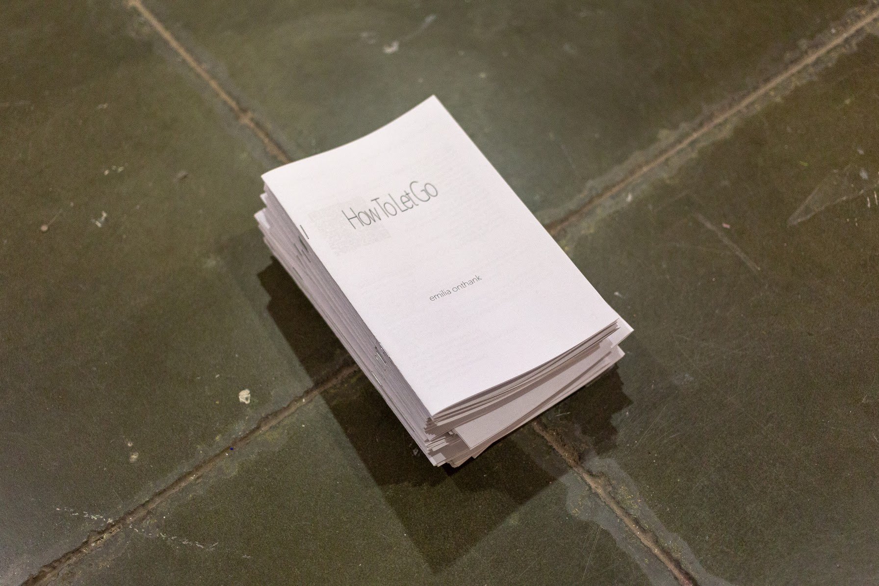 Accompanying zine; see below for contents