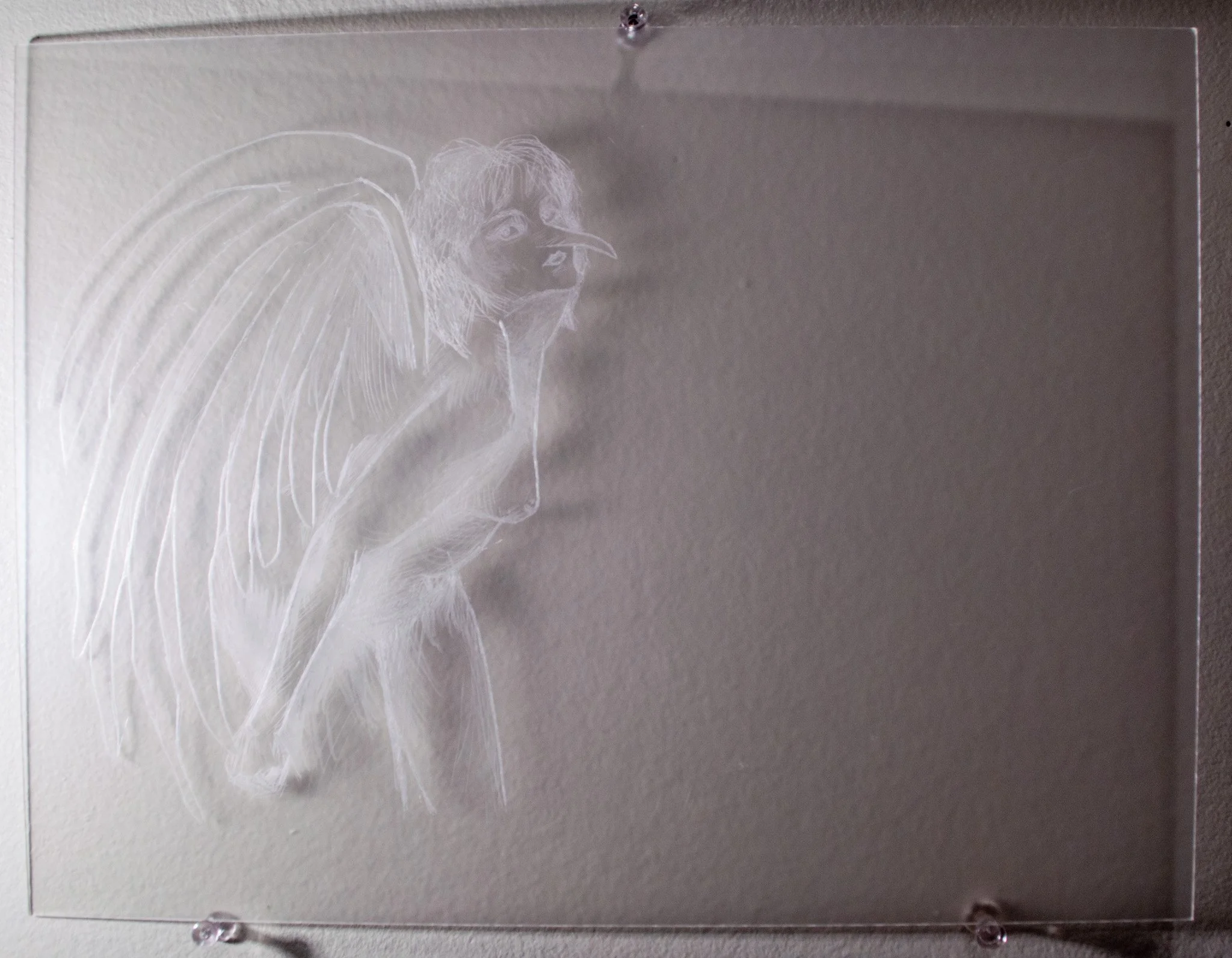 Drypoint Plate Negative 3, 2024
9"X12"
Engraved styrene