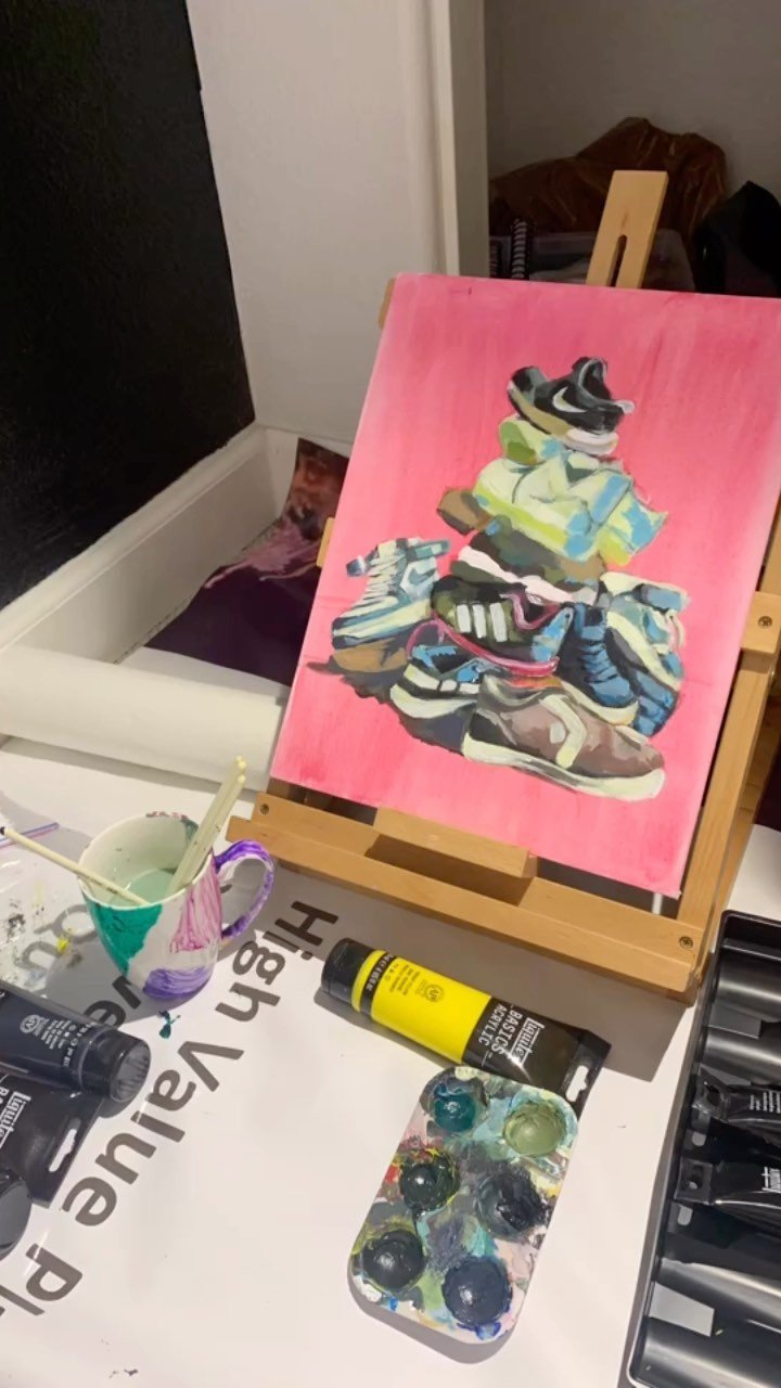 Progress… is very slow :(
.
.
.
#apart #ap #student #artist #studentartwork #studentartist #apdrawing #artistsoninstagram #artwork #youngartist #highschool #aryclic #painting #canvasboard #liquitex #liquitexacrylics #messy