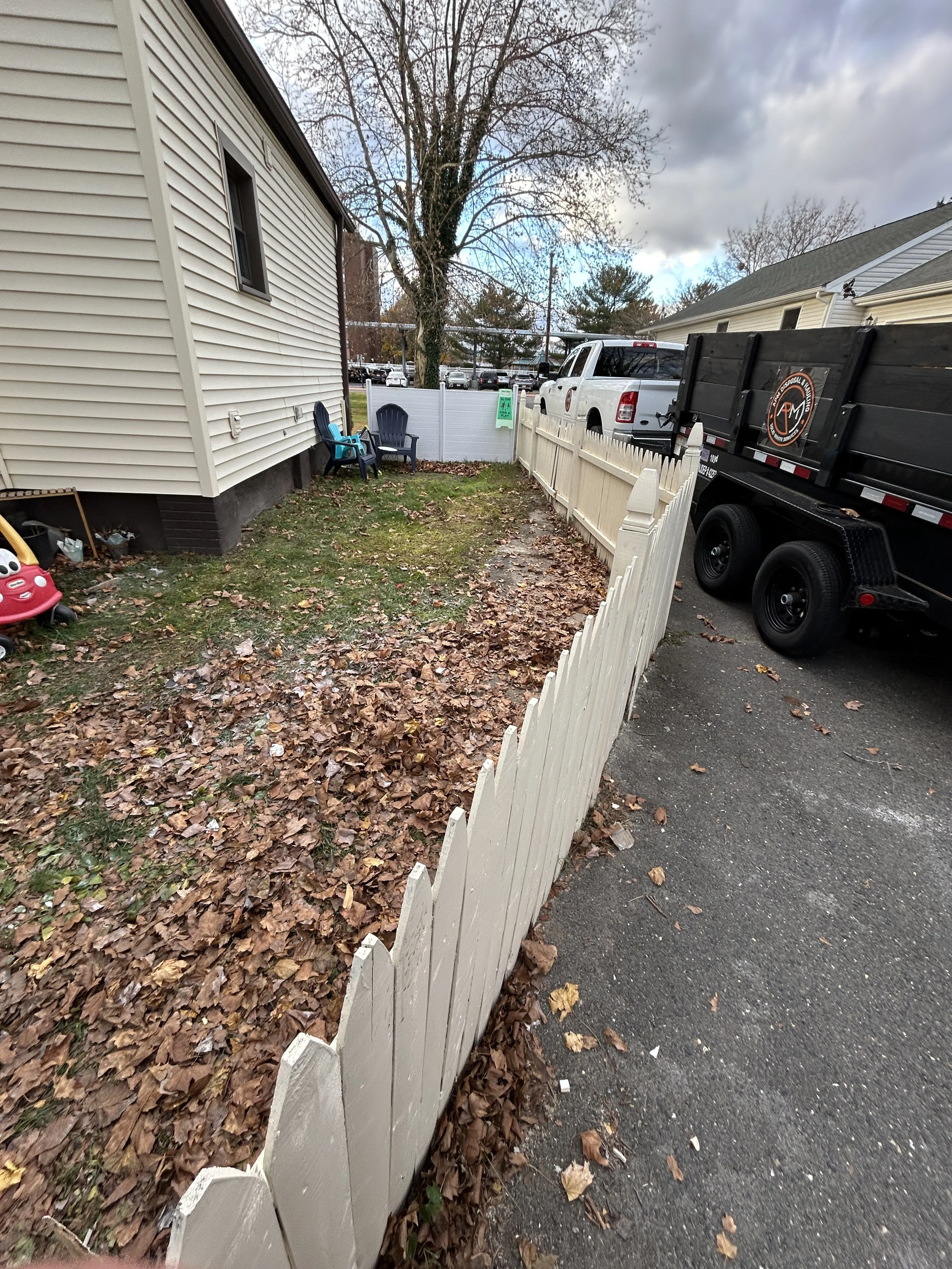 Cleaned up yard in Winslow, Sicklerville, NJ