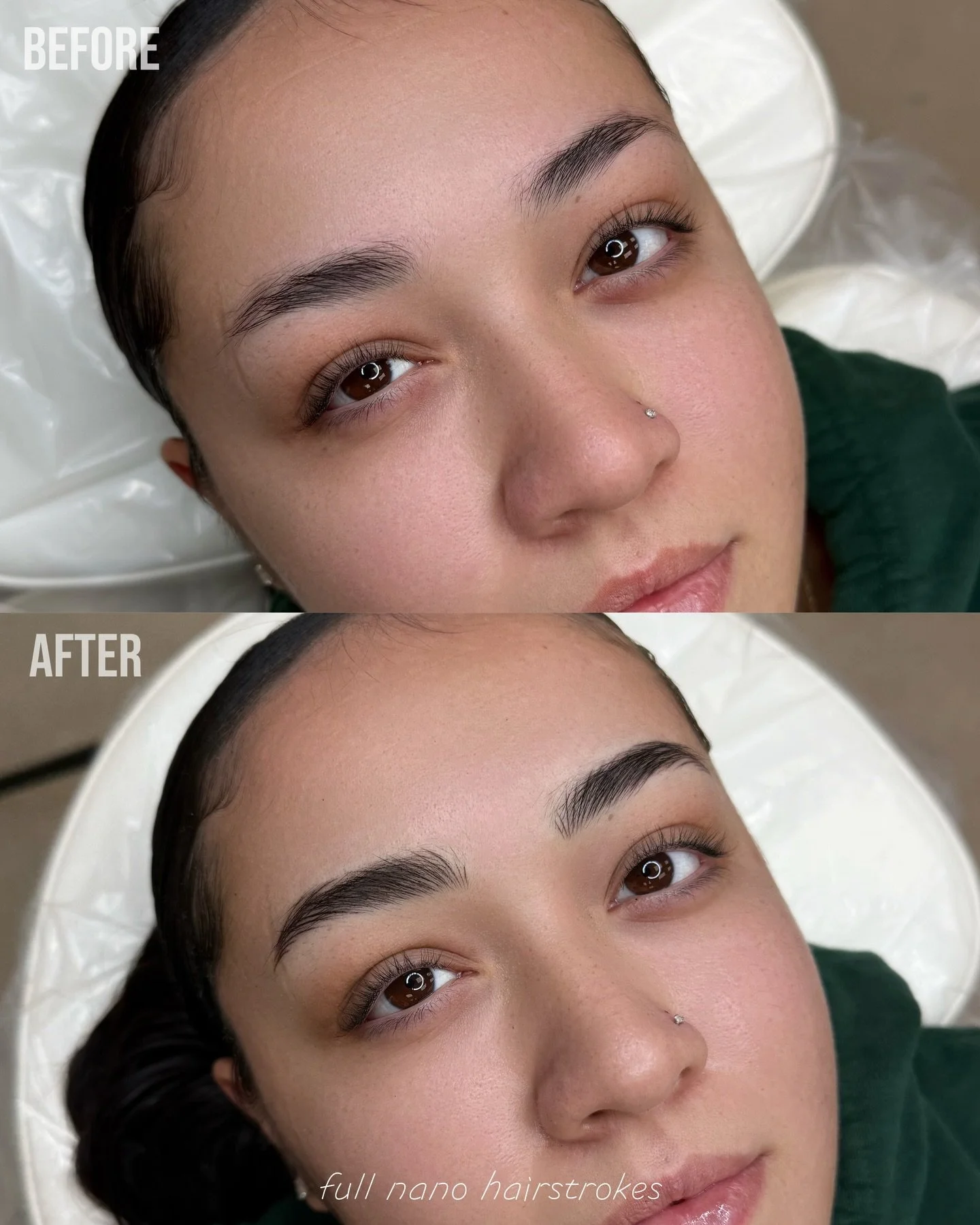 I&rsquo;m a sucker for some fluffy, and natural brows. 🤤 My client requested something very natural, but also wanted a tiny bit more of an &ldquo;arch&rdquo; so her brows didn&rsquo;t appear as straight. They turned out amazing!

𝘽𝙊𝙊𝙆 𝙒𝙄𝙏𝙃 ?
