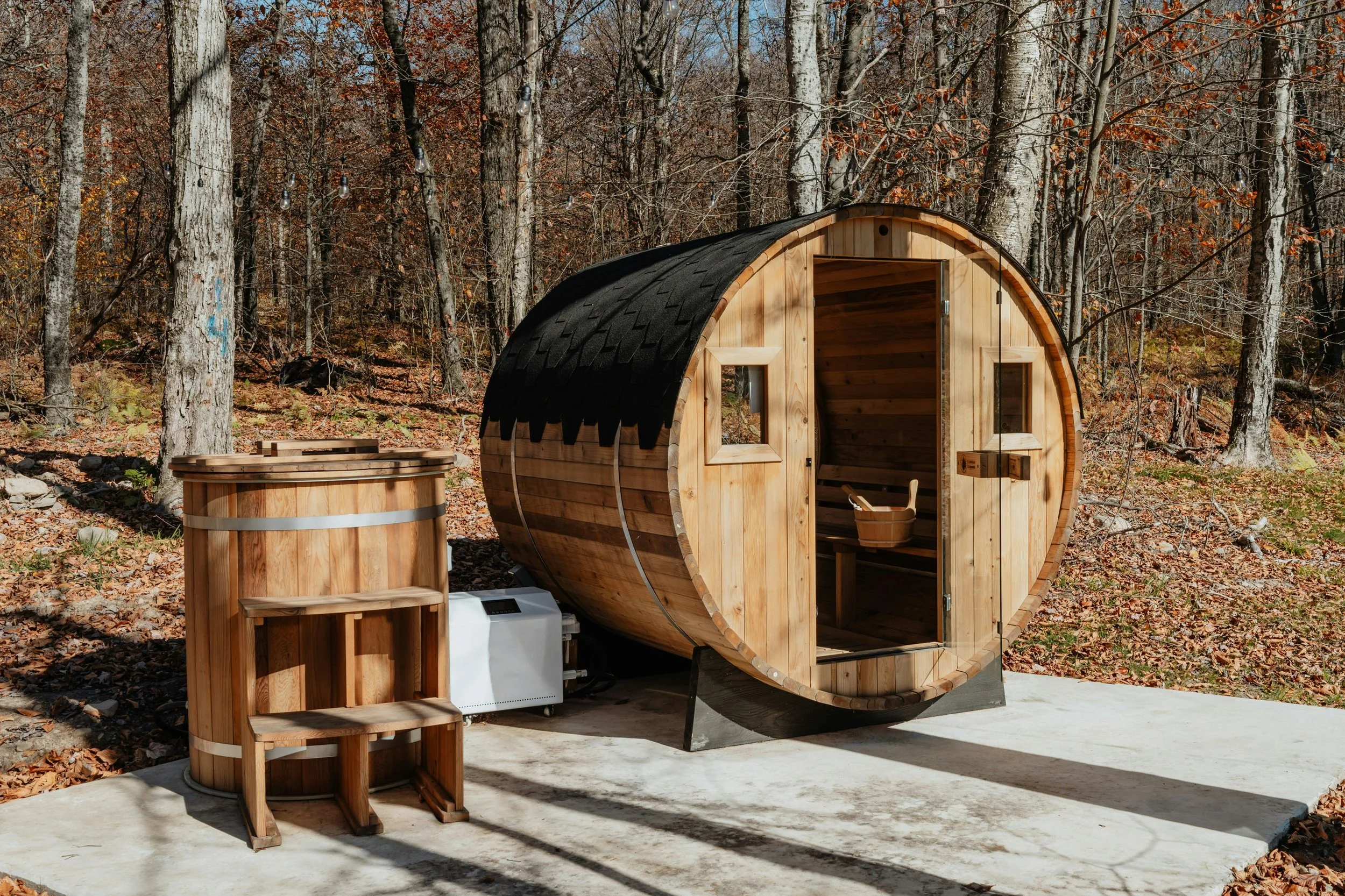 Should You Stain Your Outdoor Sauna?