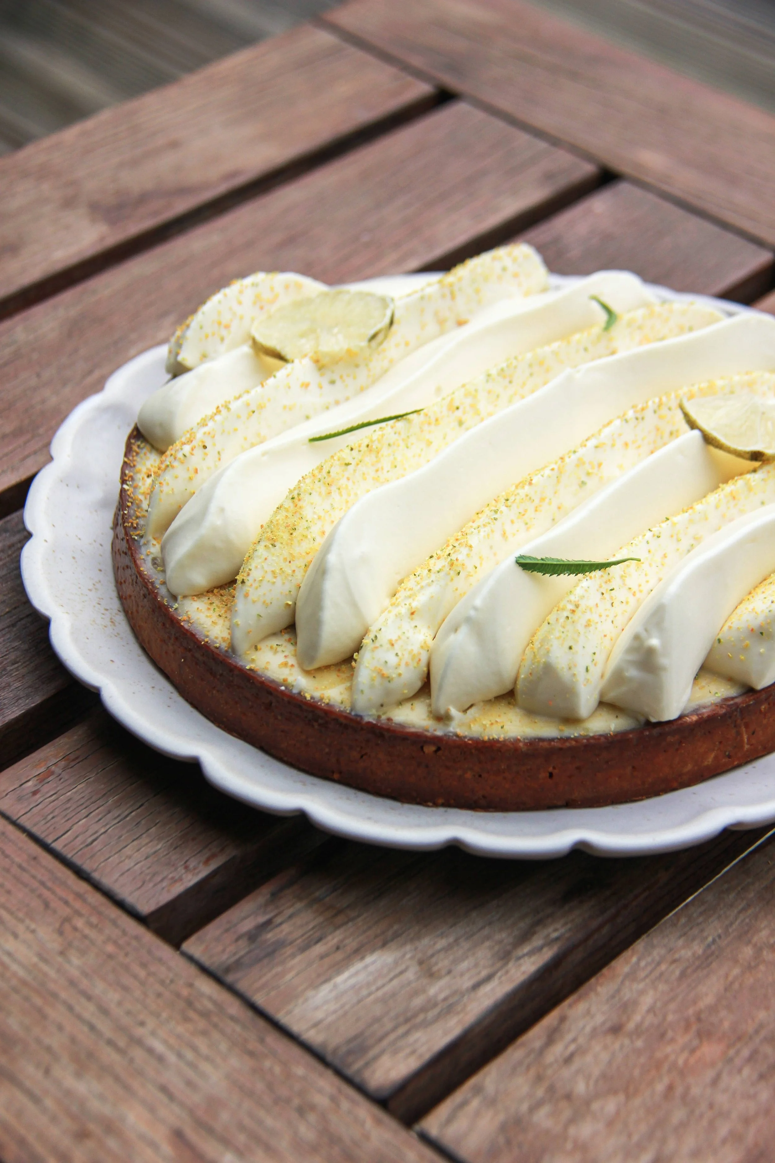 Création d’une tarte de saison