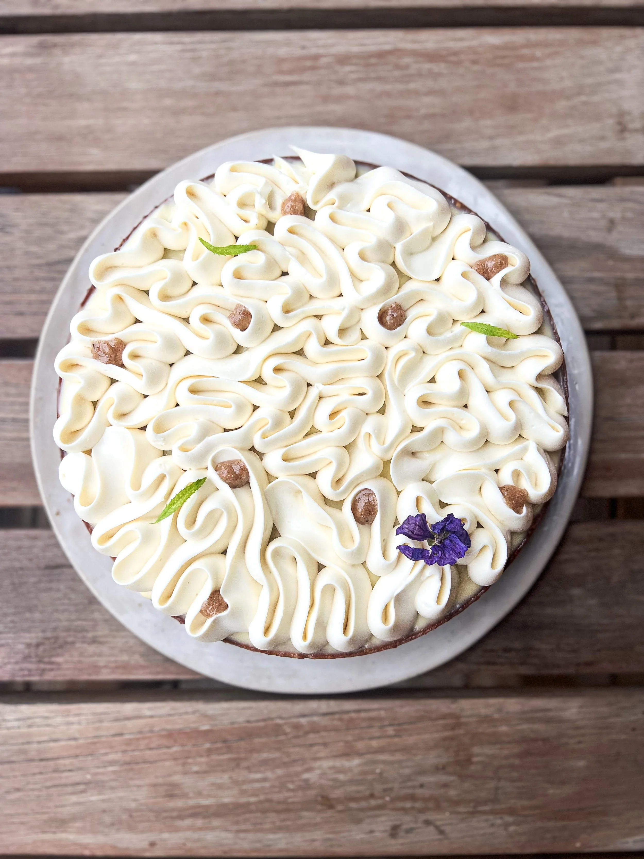 Création d’une tarte de saison