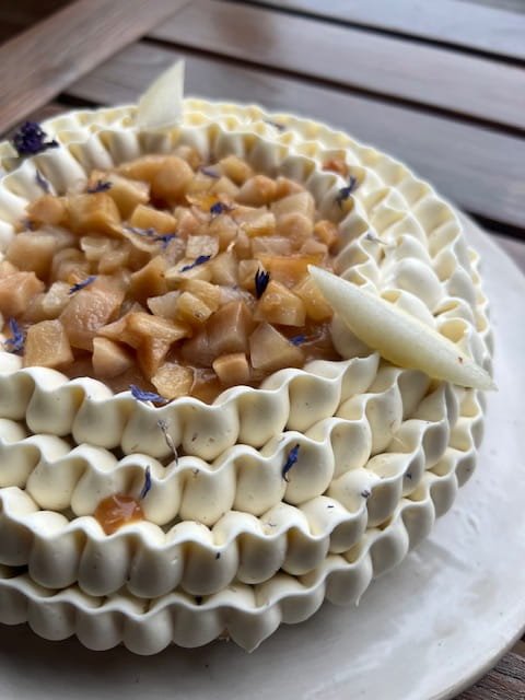 Gâteau Poire - Riz au lait - Caramel