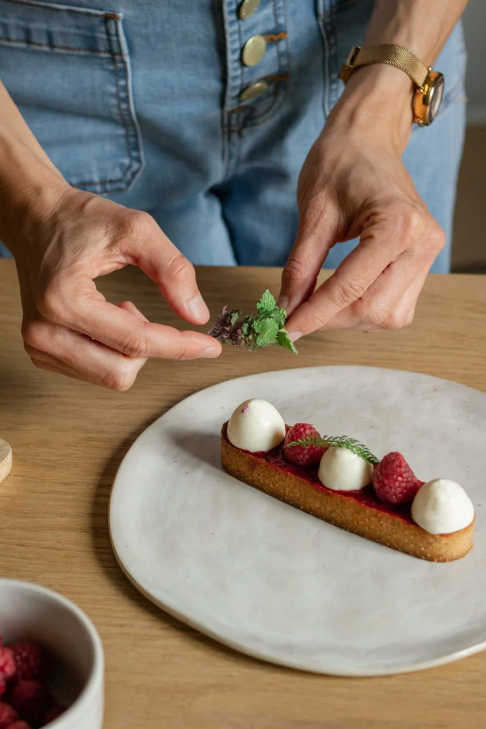 Préparer des pâtisseries avec la nature