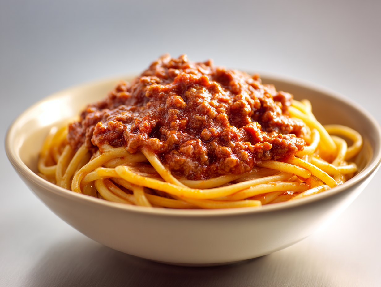 Snelle spaghetti bolognese voor het hele gezin