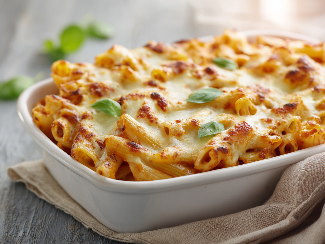 Ovenpasta baked ziti voor het hele gezin