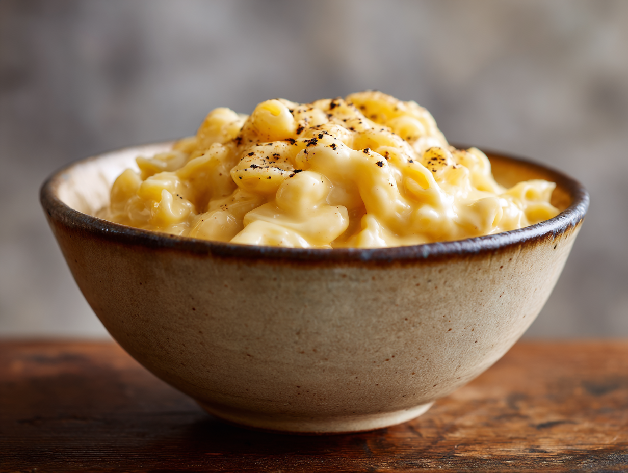 Romige mac and cheese uit de oven