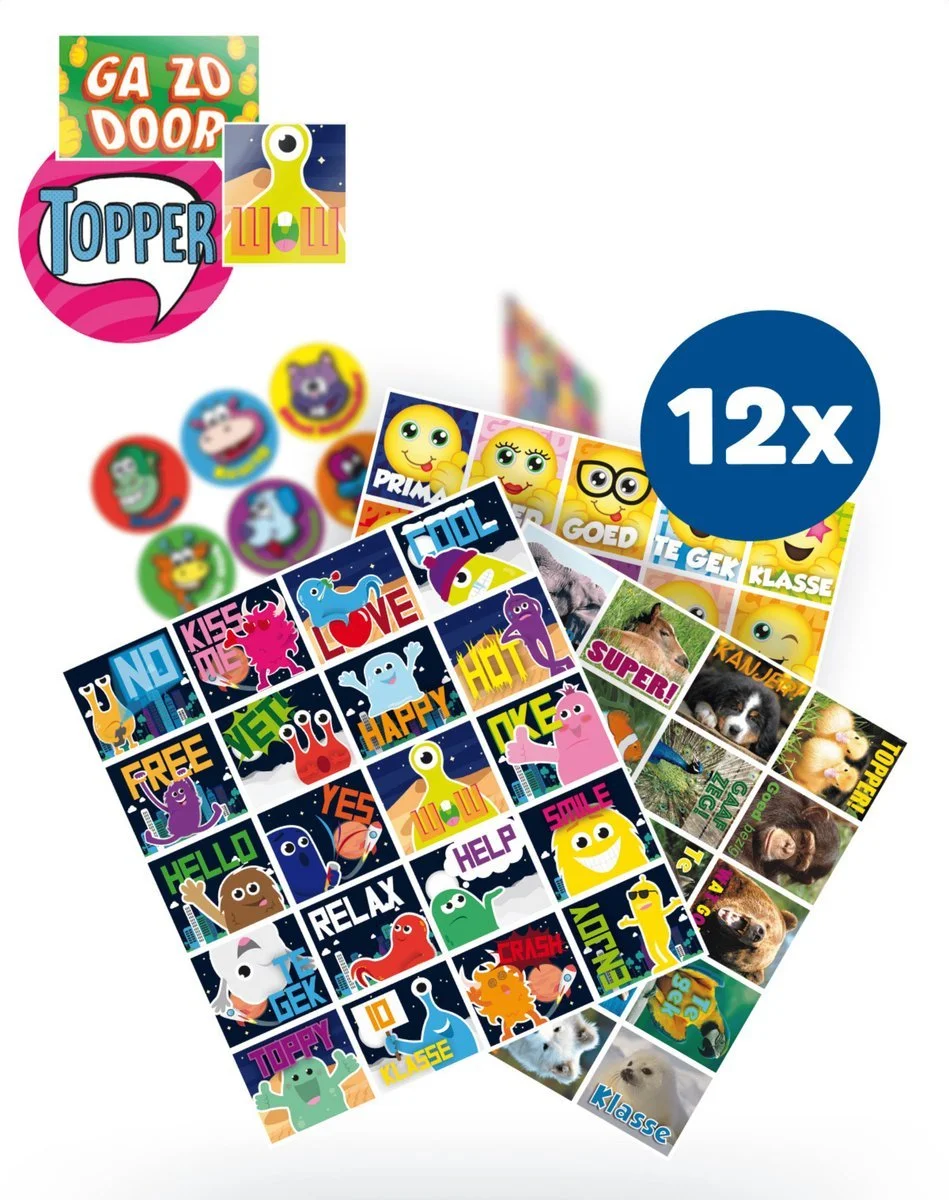Beloningsstickers - complimenten stickers