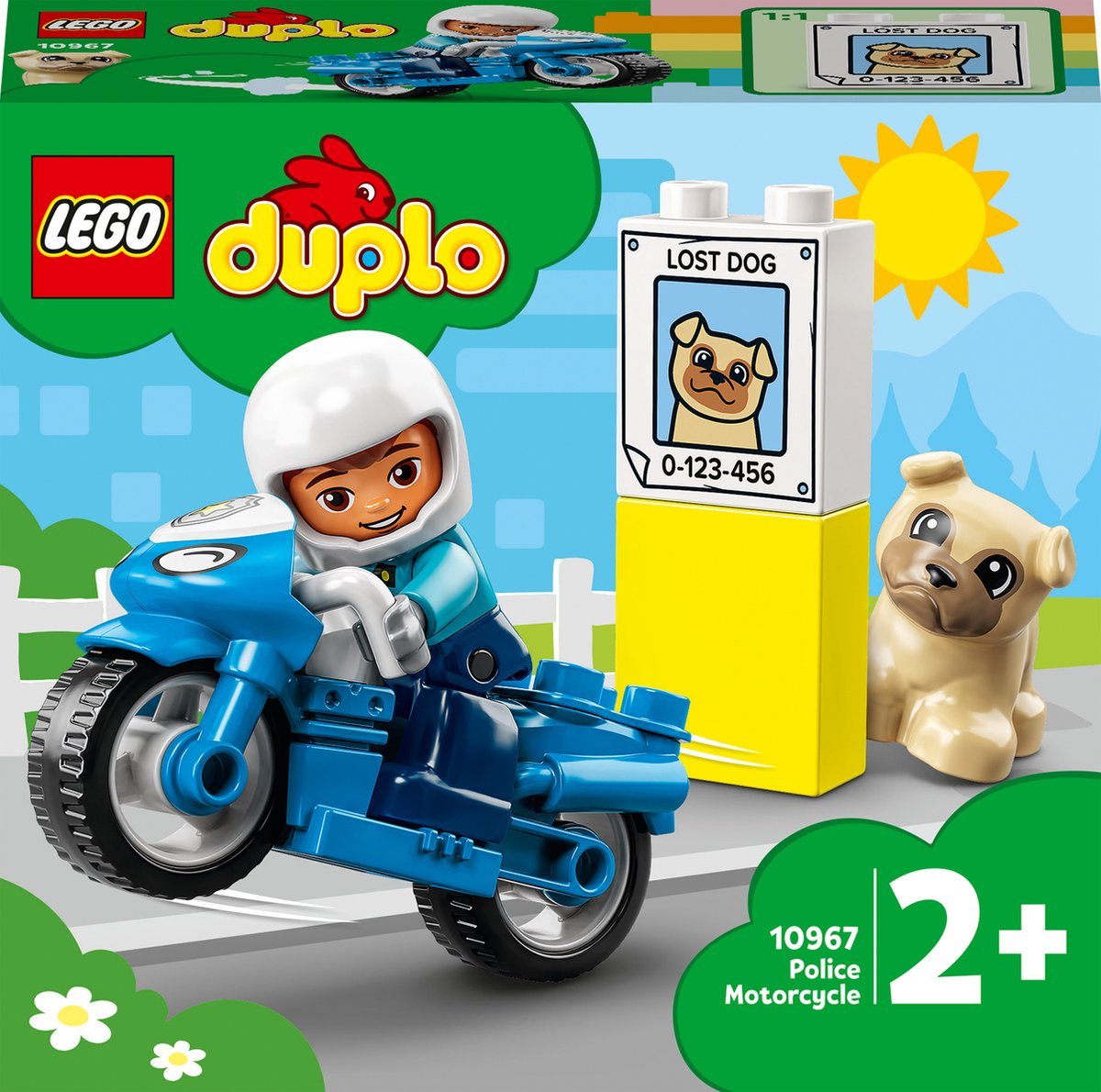 LEGO Duplo Politie Moto voor peuters vanaf 2 jaar